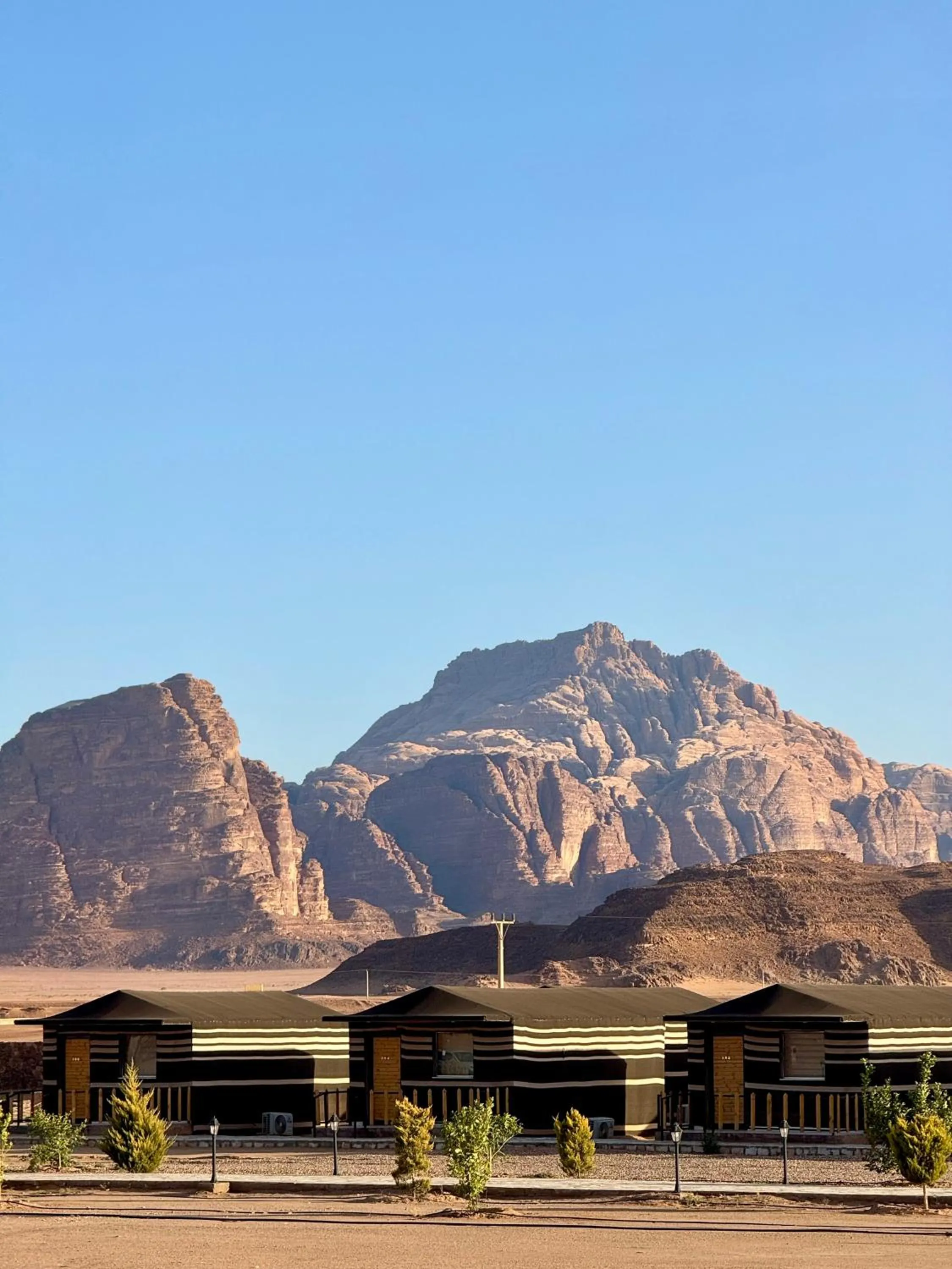 Property building in Jabal Rum Camp