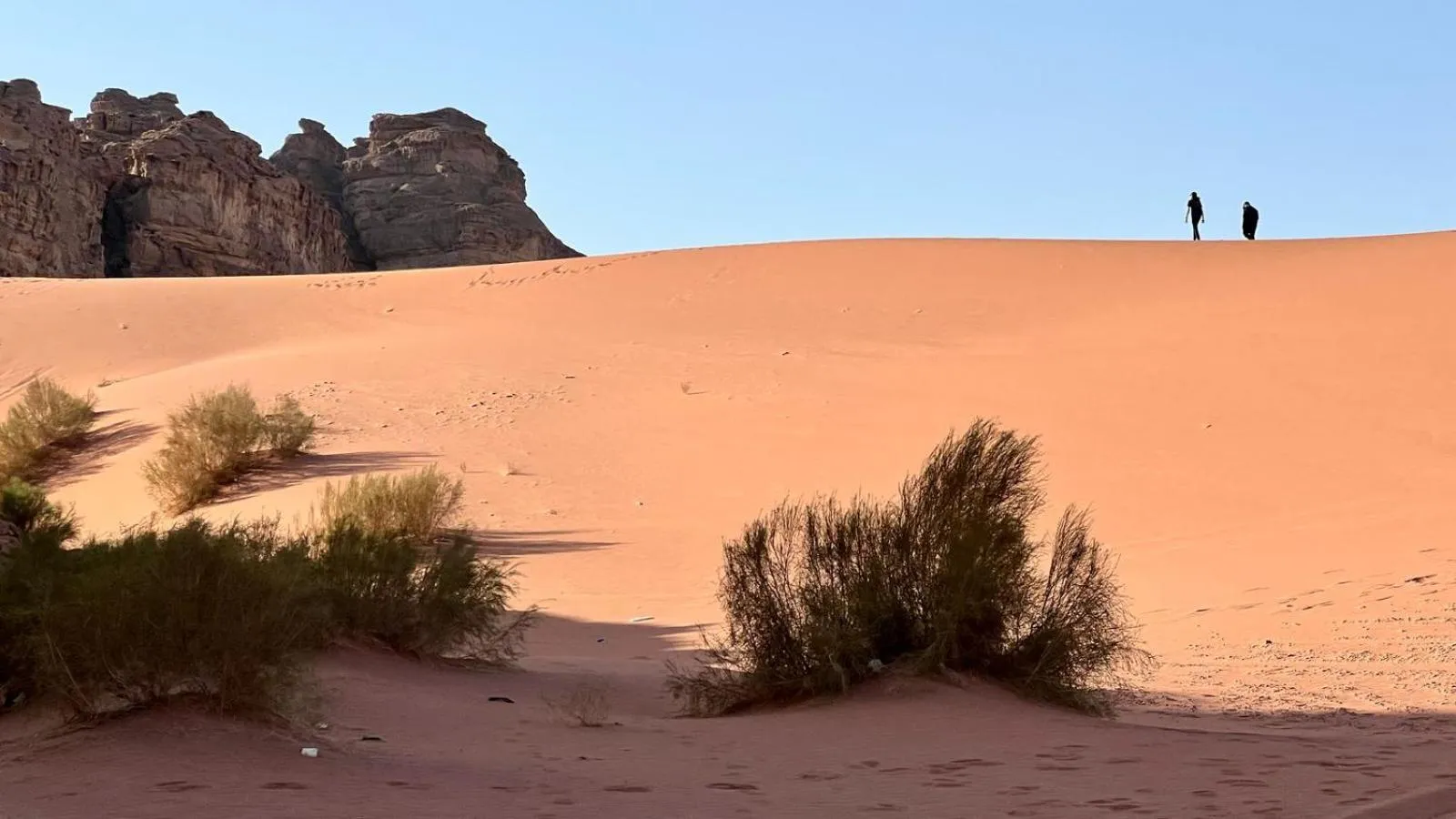 Natural landscape in Jabal Rum Camp