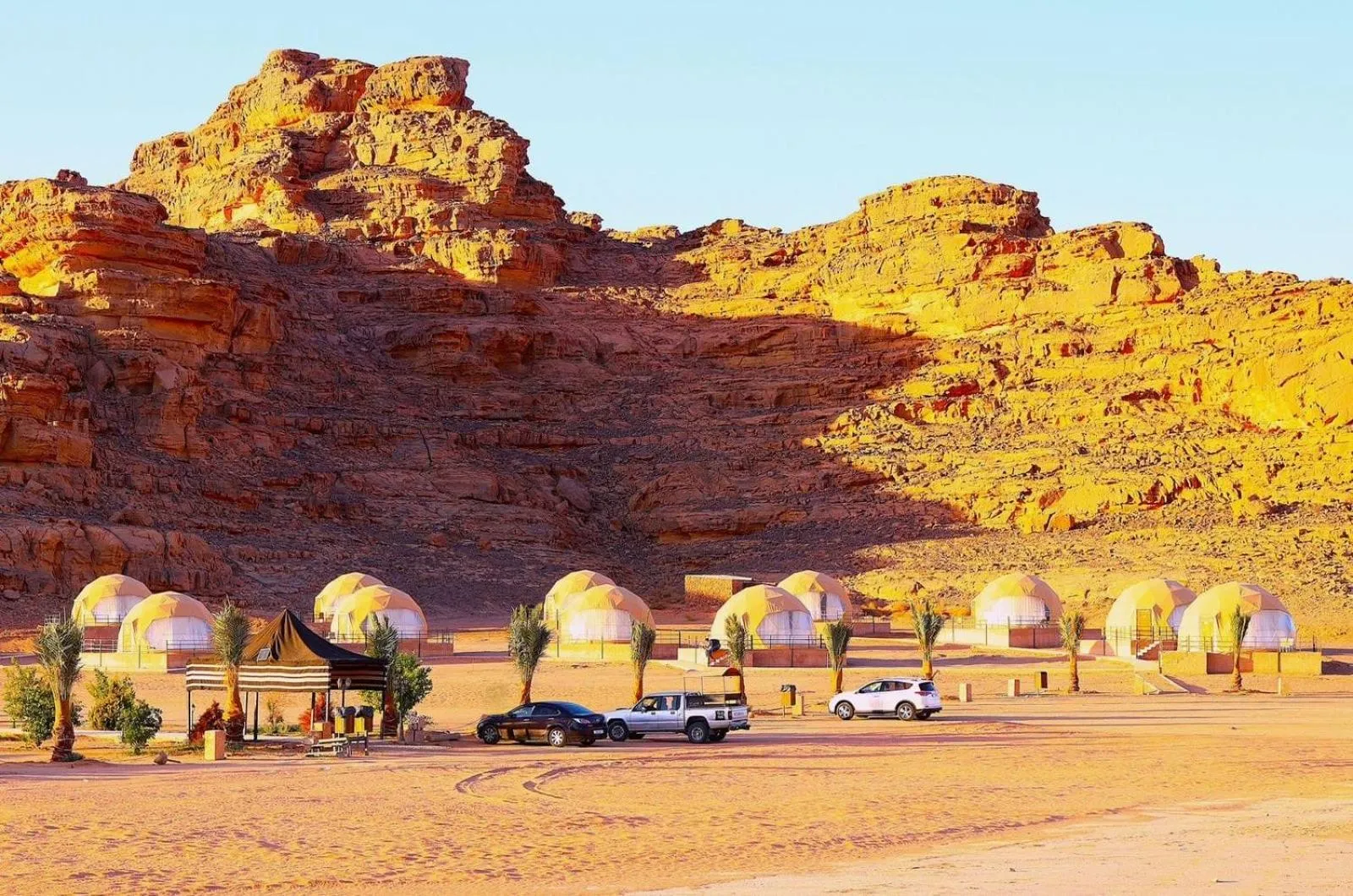 Property building in Jabal Rum Camp