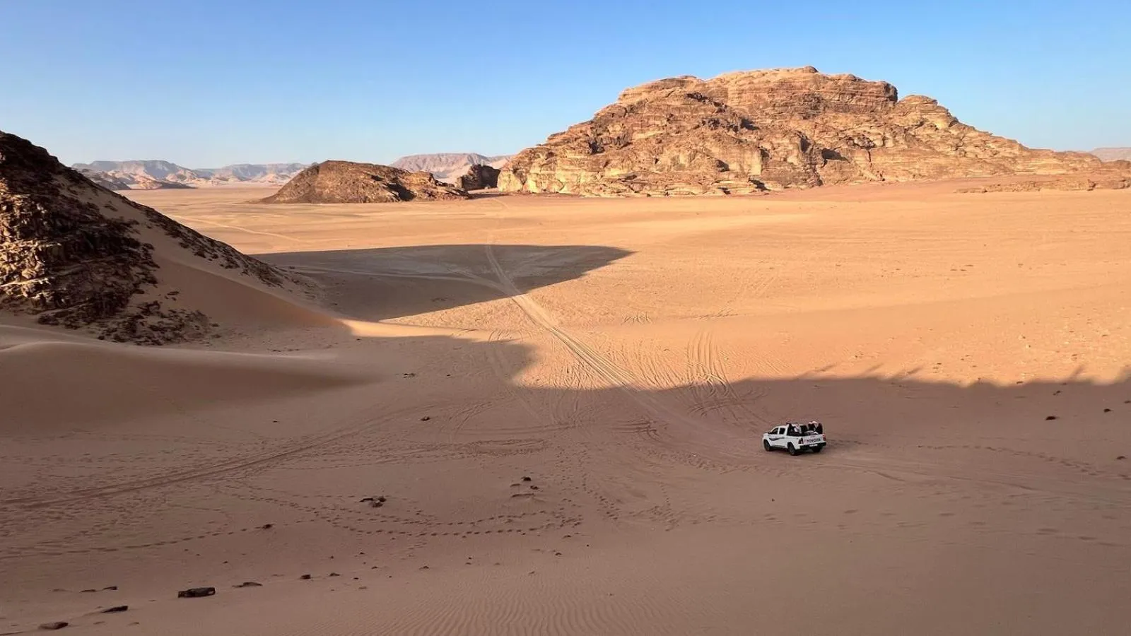 Natural landscape in Jabal Rum Camp