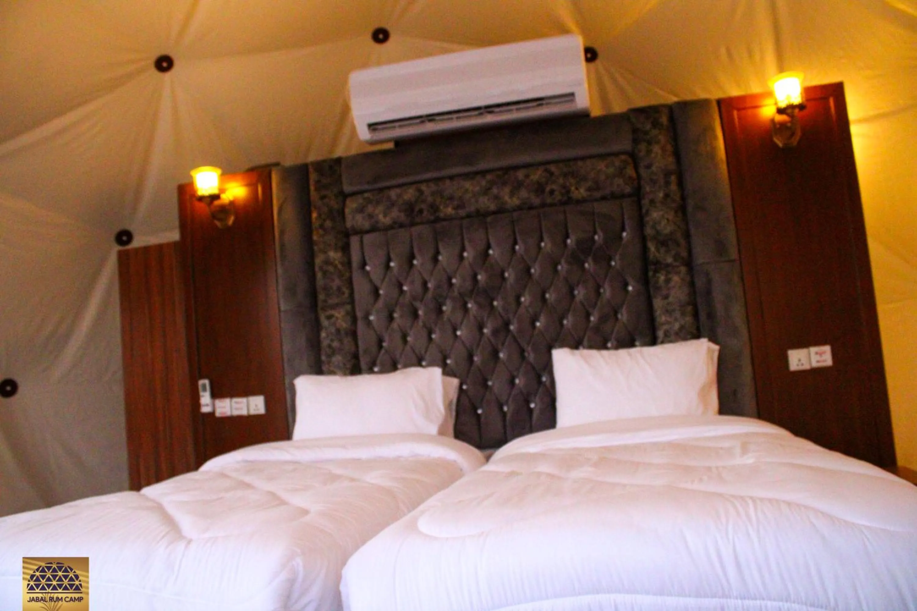 Bed in Jabal Rum Camp