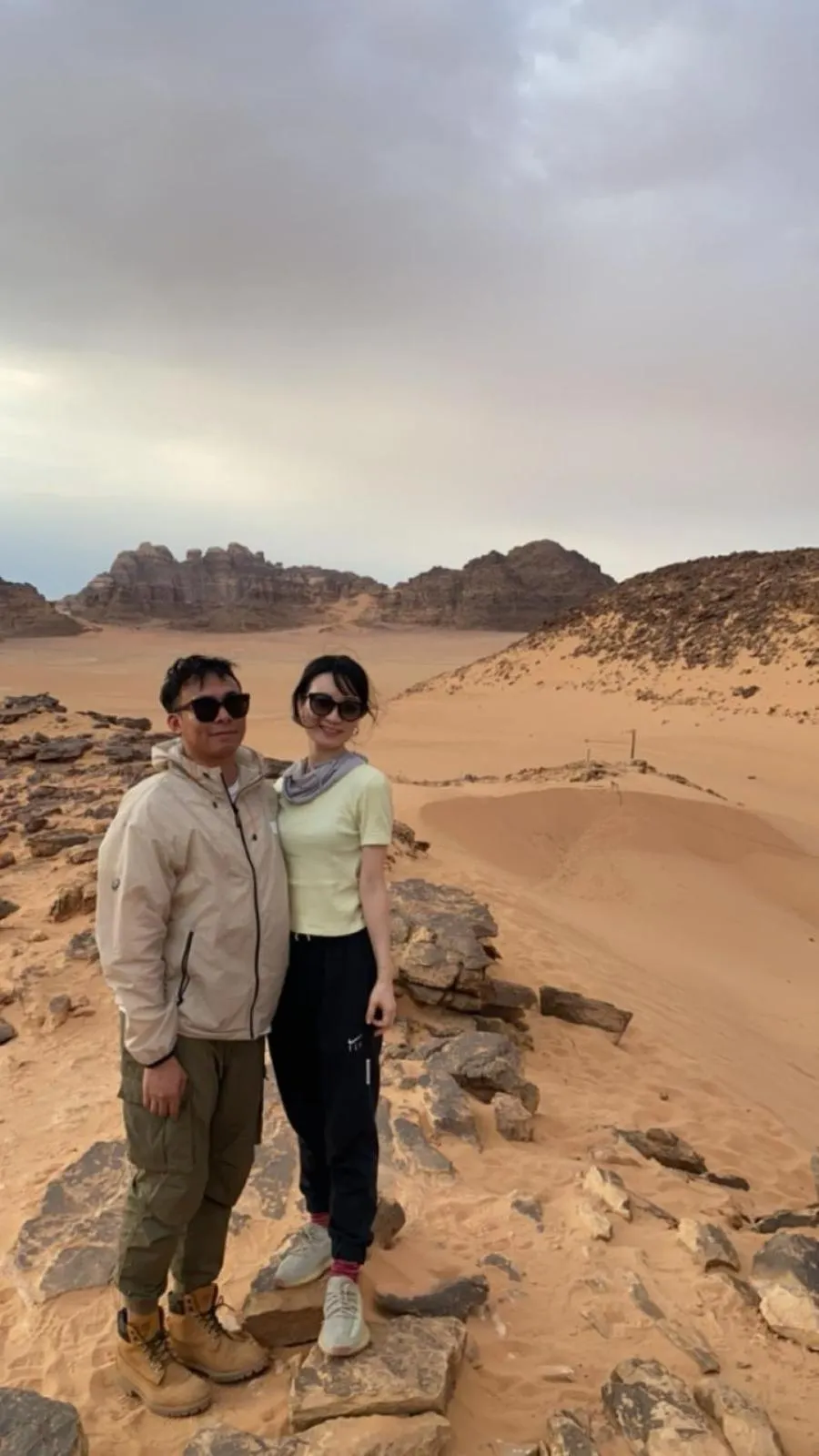 People in Jabal Rum Camp