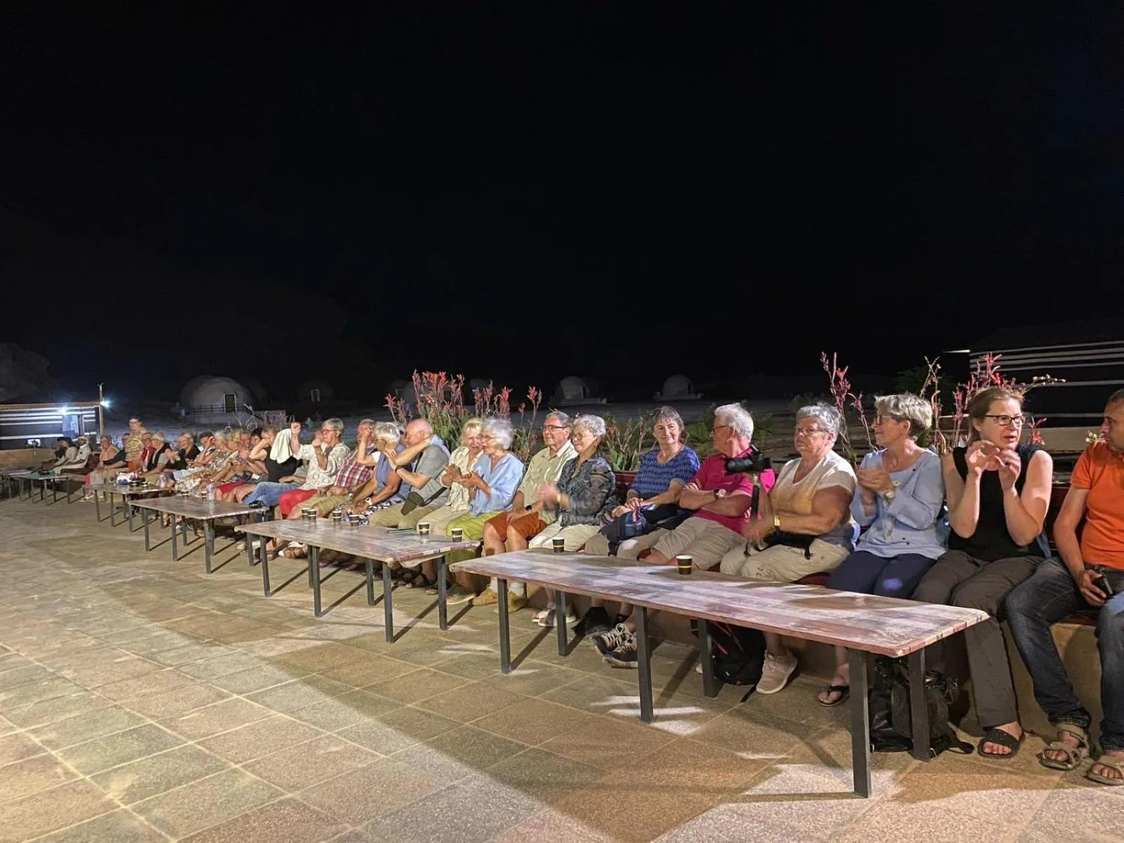 People in Jabal Rum Camp