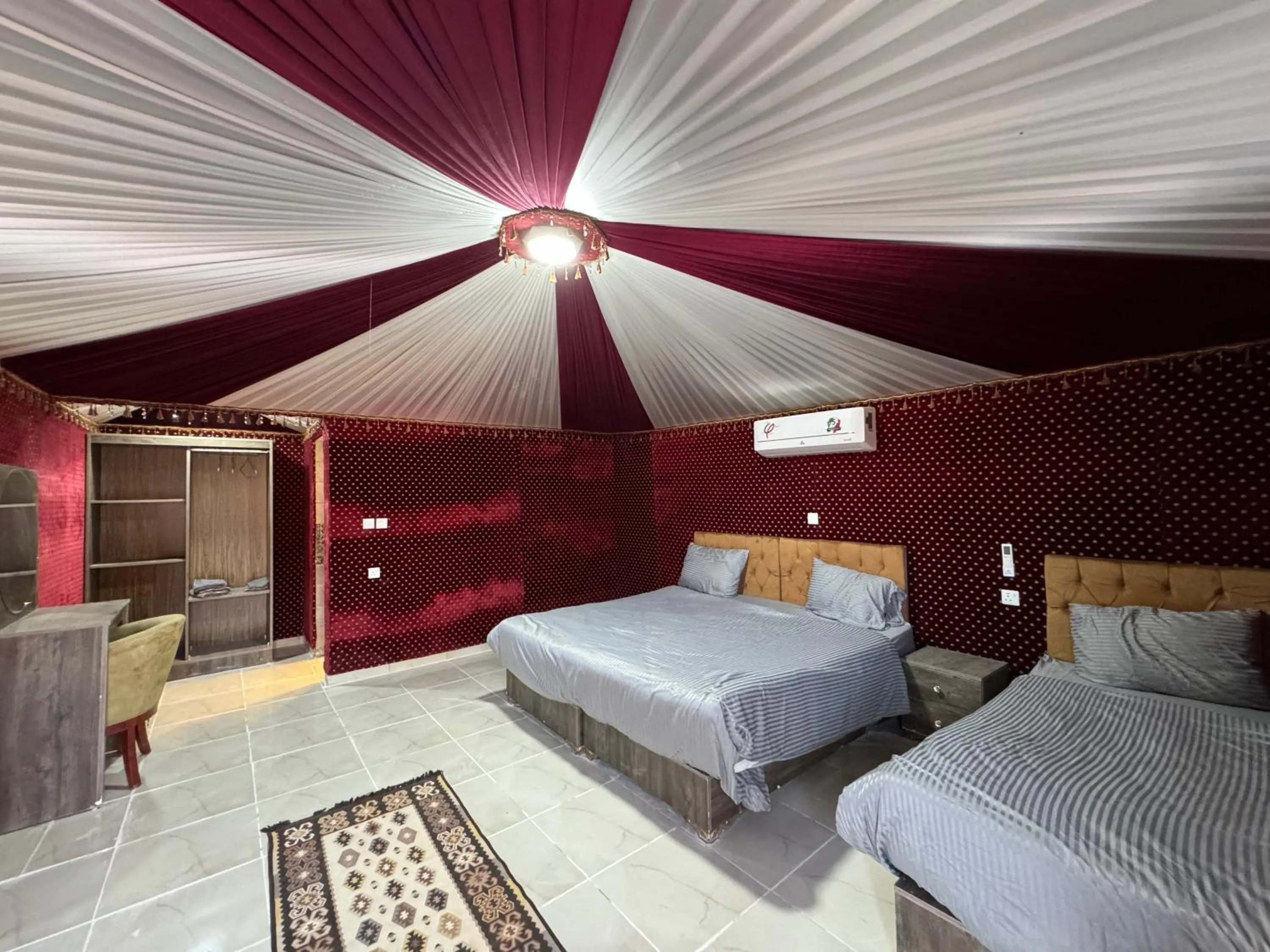 Bed in Jabal Rum Camp