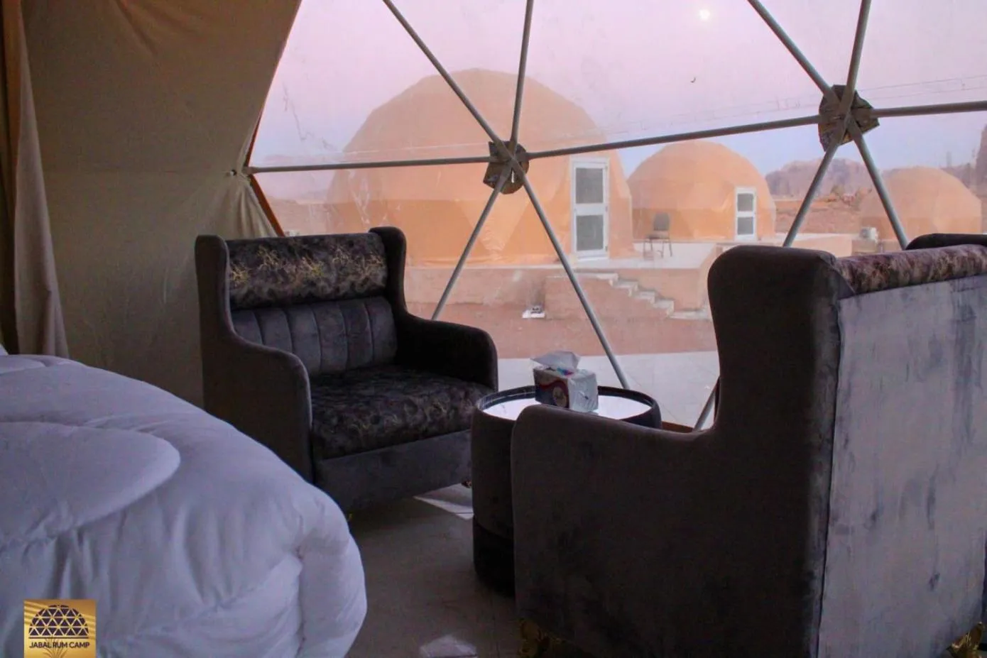 Bed in Jabal Rum Camp