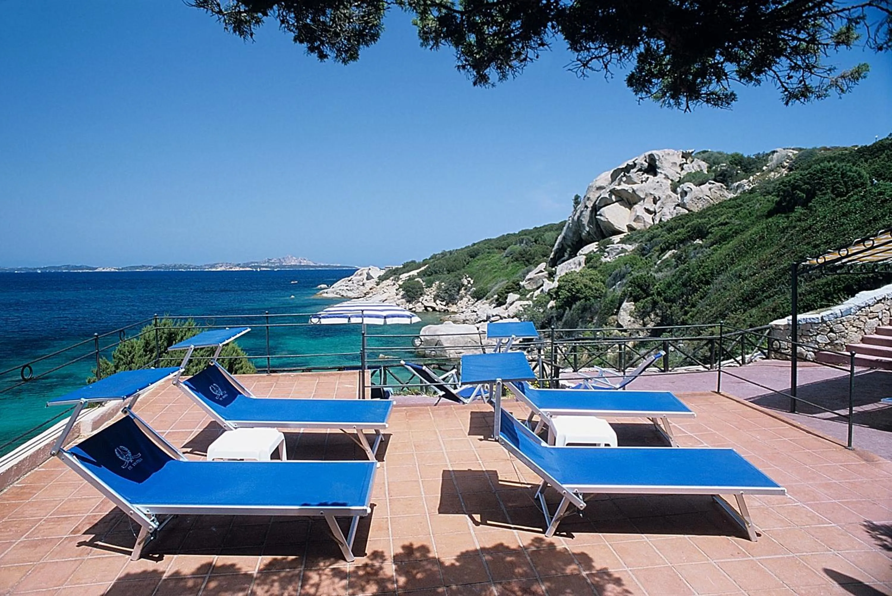 Balcony/Terrace in Grand Hotel Smeraldo Beach