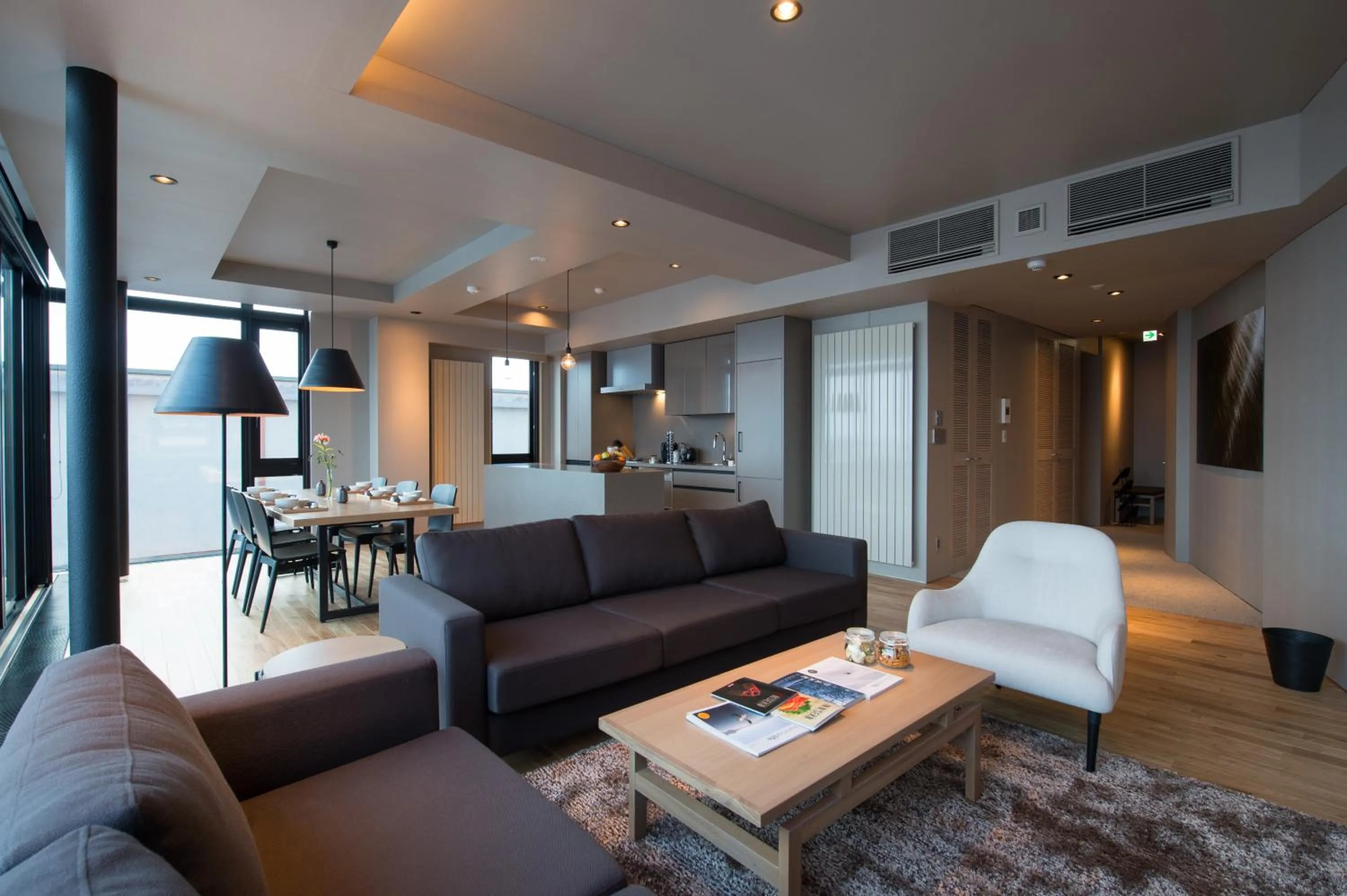 Living room in Aspect Luxury Apartments by H2 Life