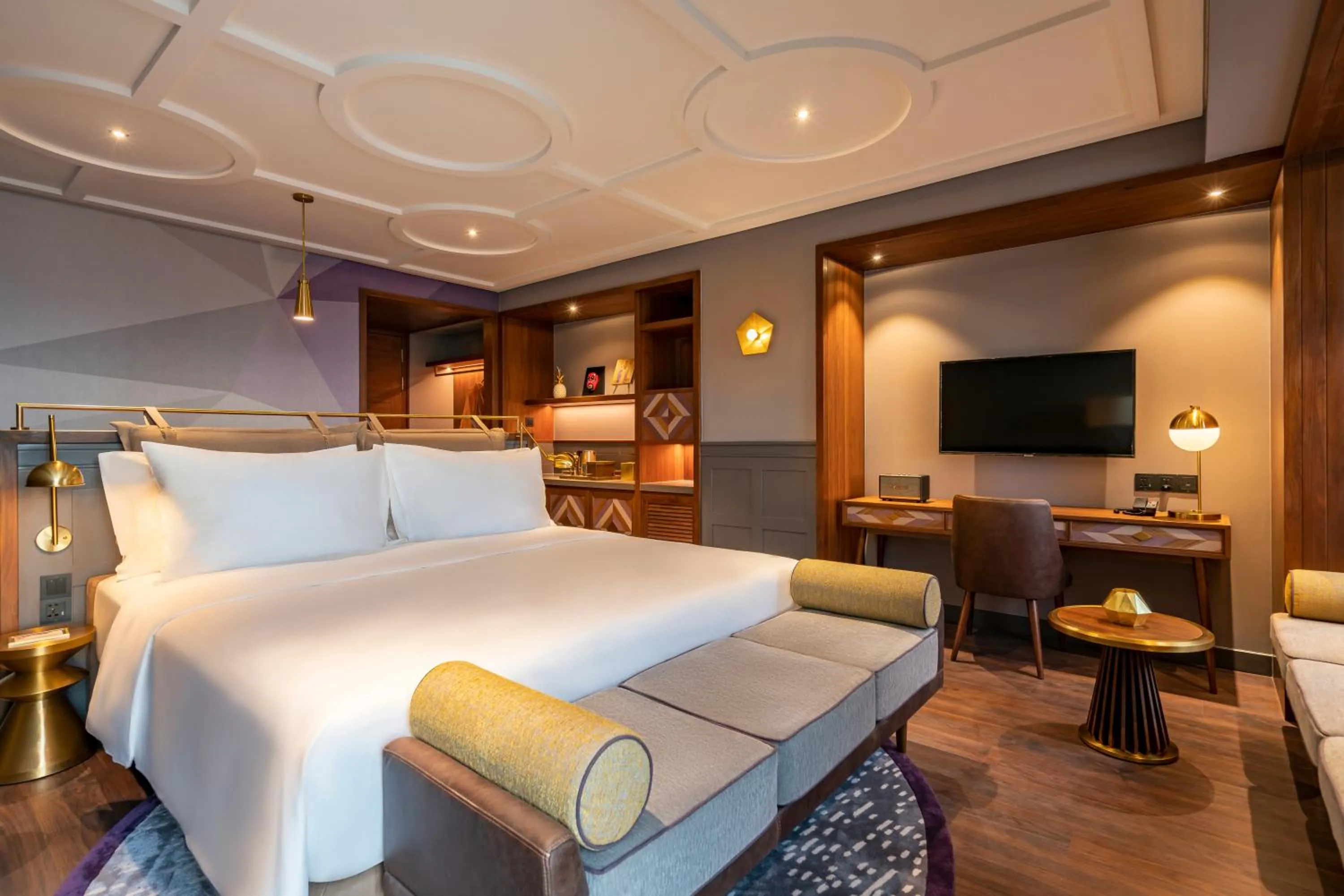 Photo of the whole room, Bed in Fusion Original Saigon Centre