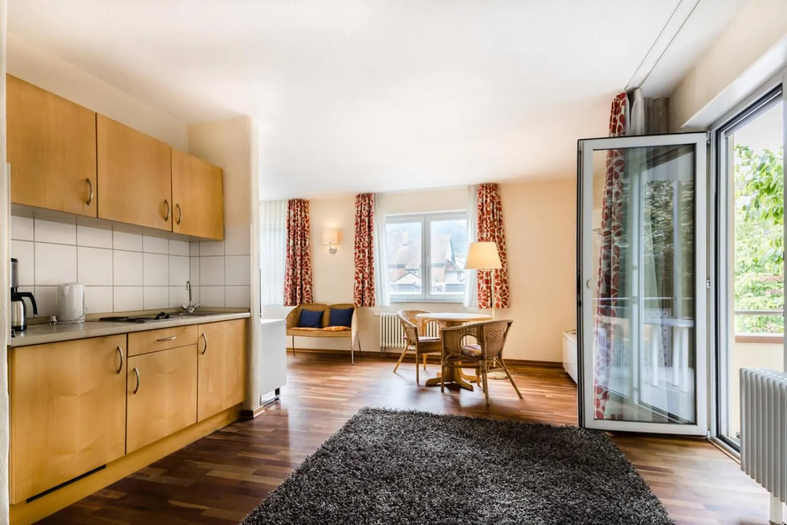 Kitchen or kitchenette in Bike- und Ferienhotel Freiburg