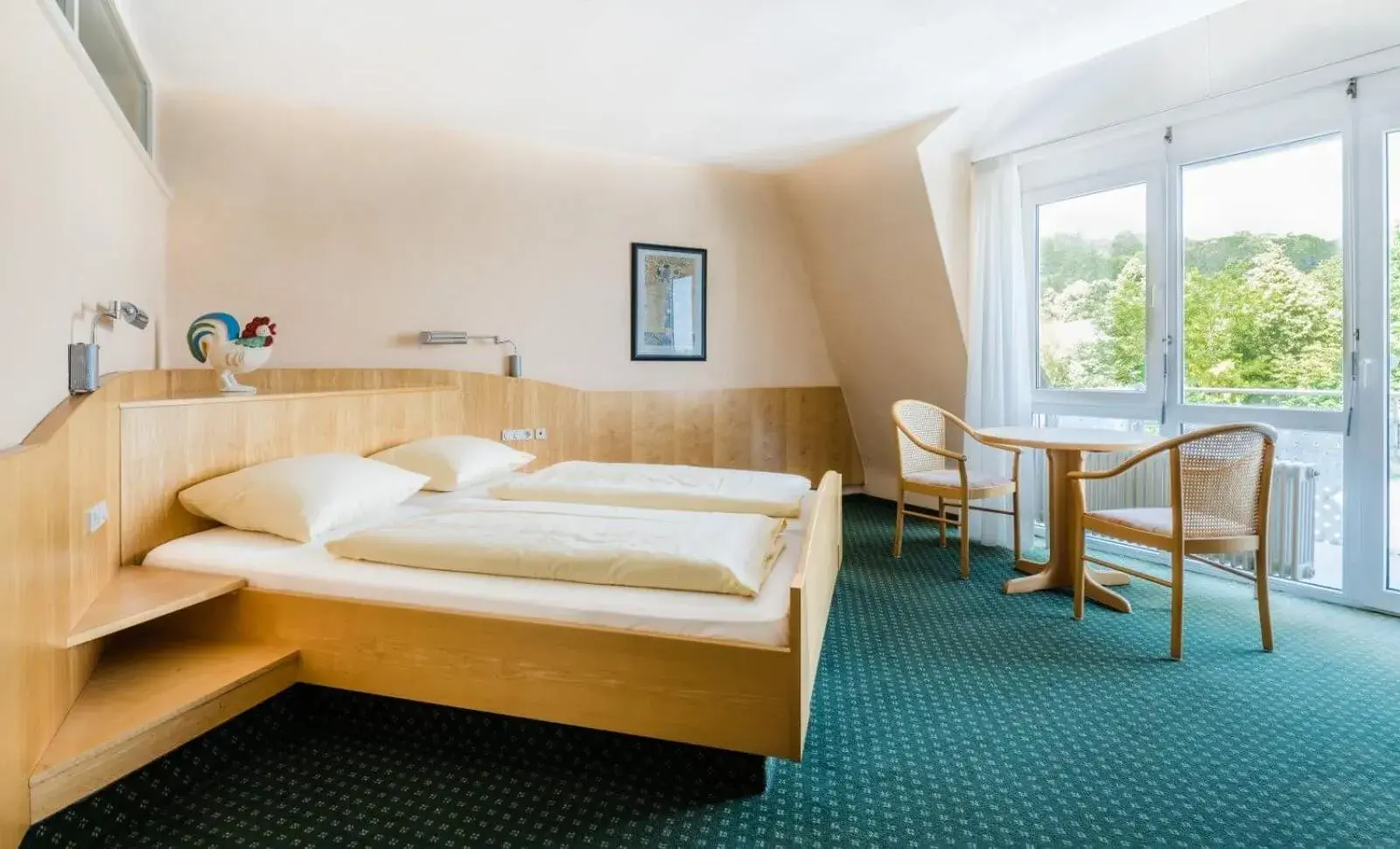 Double Room with Balcony - single occupancy in Bike- und Ferienhotel Freiburg Double Room with Balcony - single occupancy in Bike- und Ferienhotel Freiburg