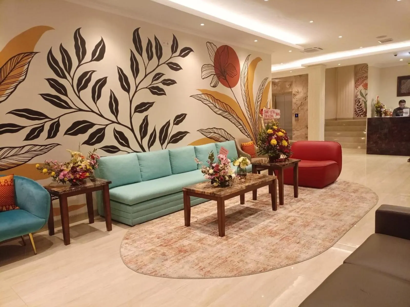 Lobby or reception in Kesuma Front One Boutique Palembang