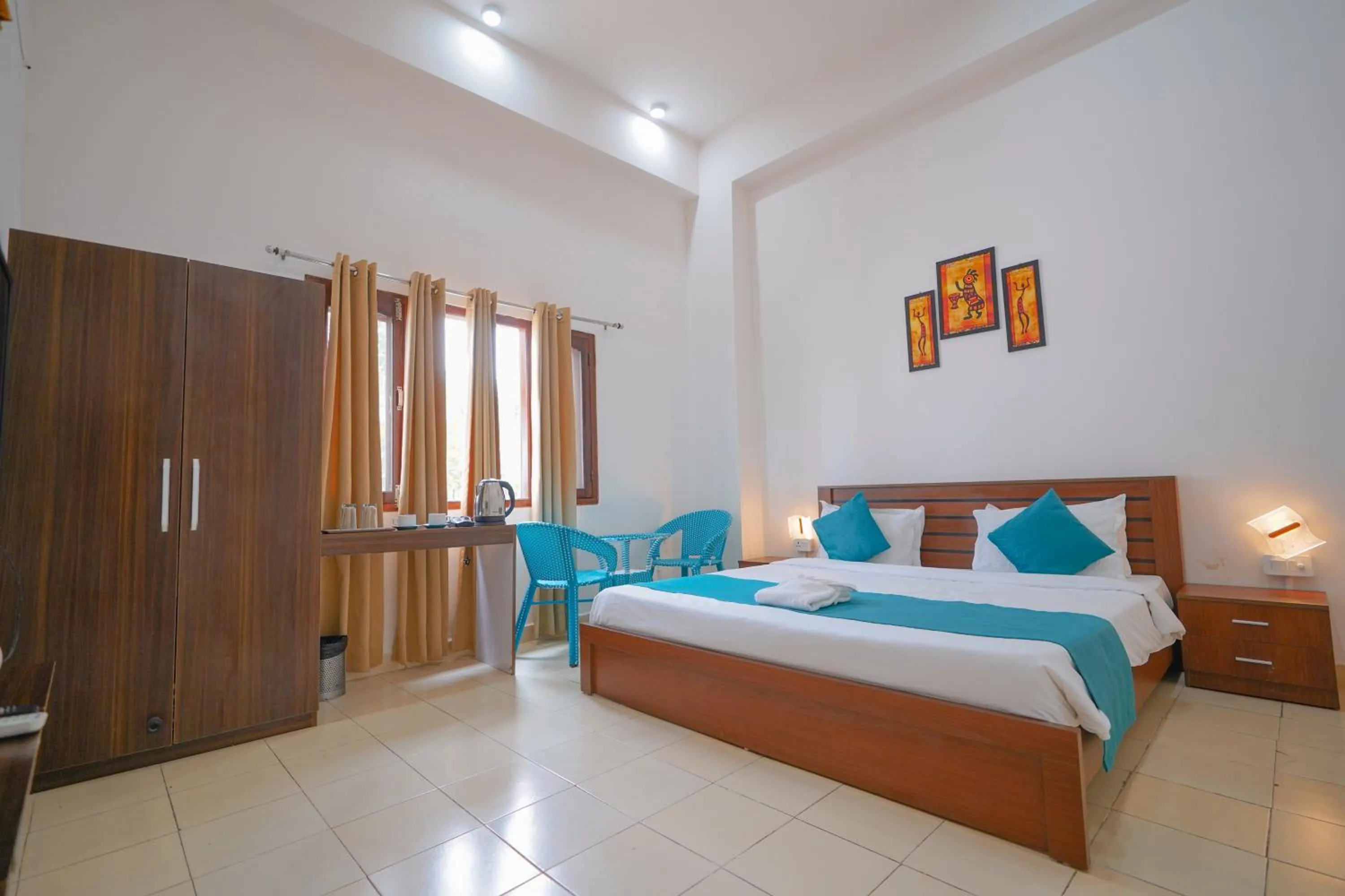 Bedroom, Bed in The Naga Rishikesh