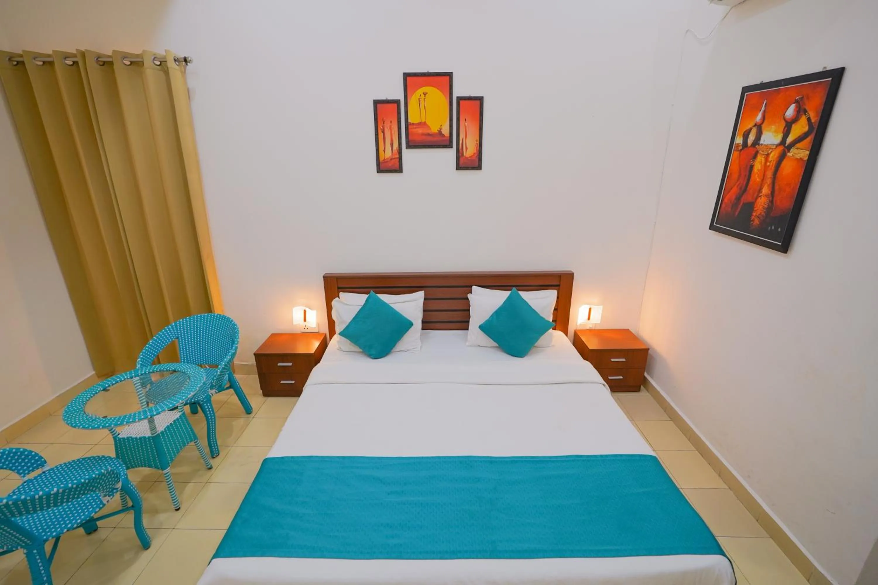 Bed in The Naga Rishikesh