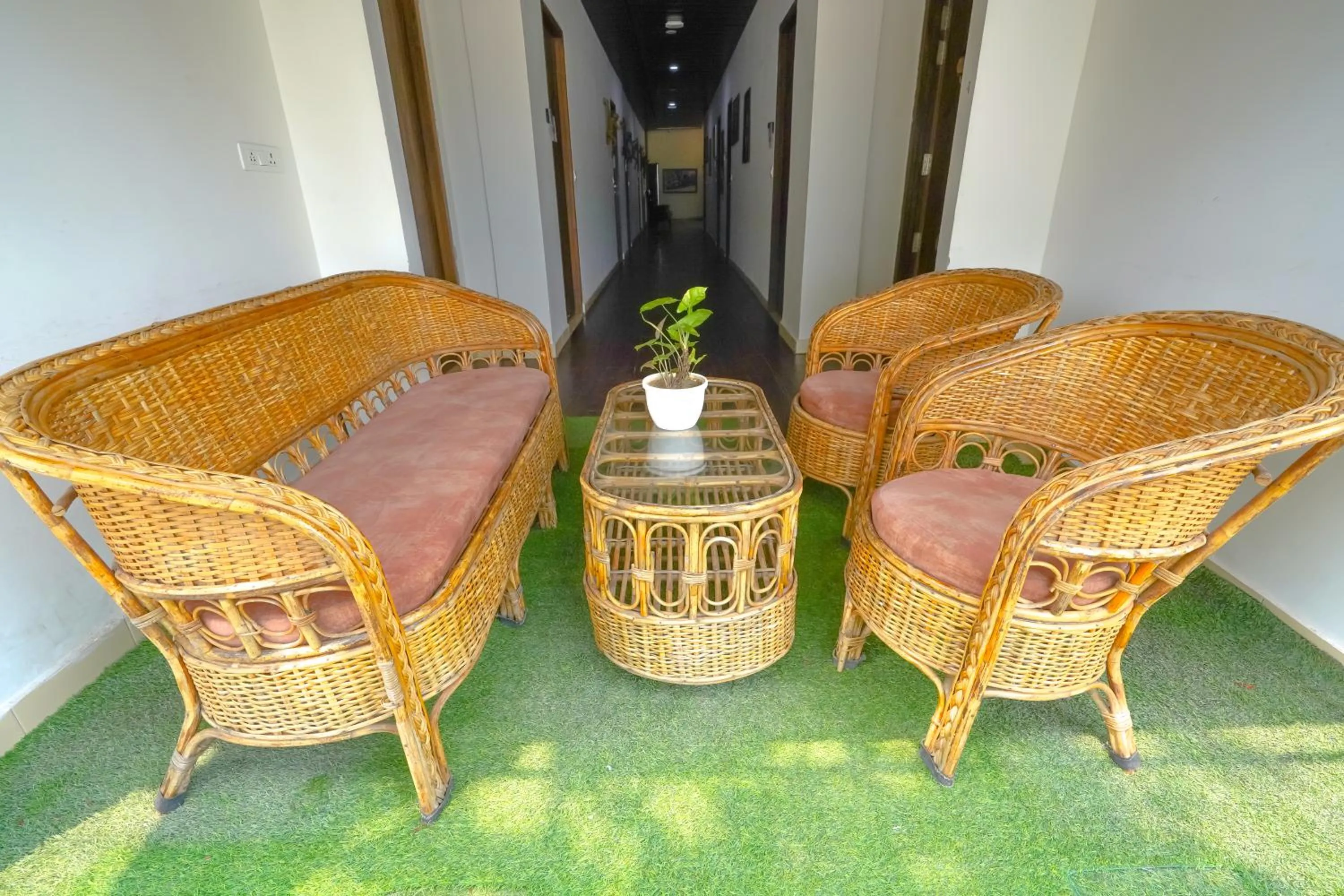 Patio in The Naga Rishikesh