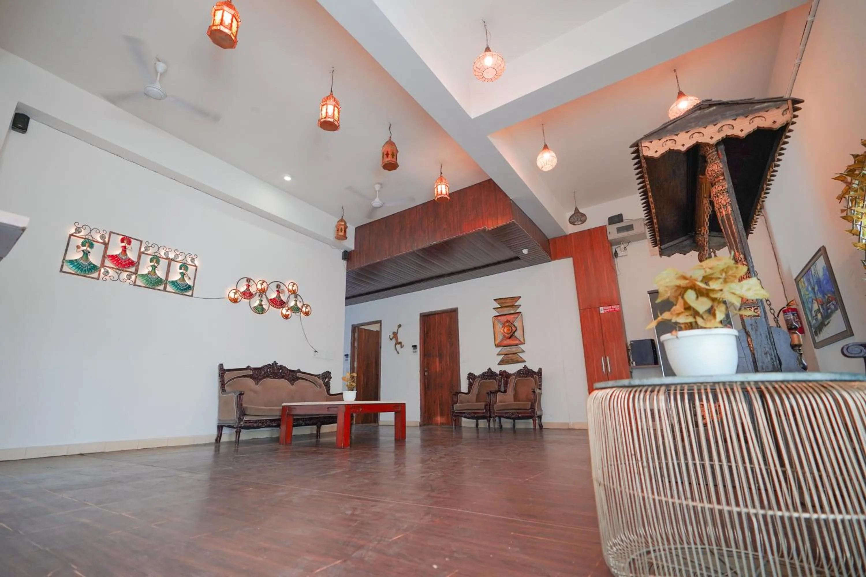 Living room in The Naga Rishikesh