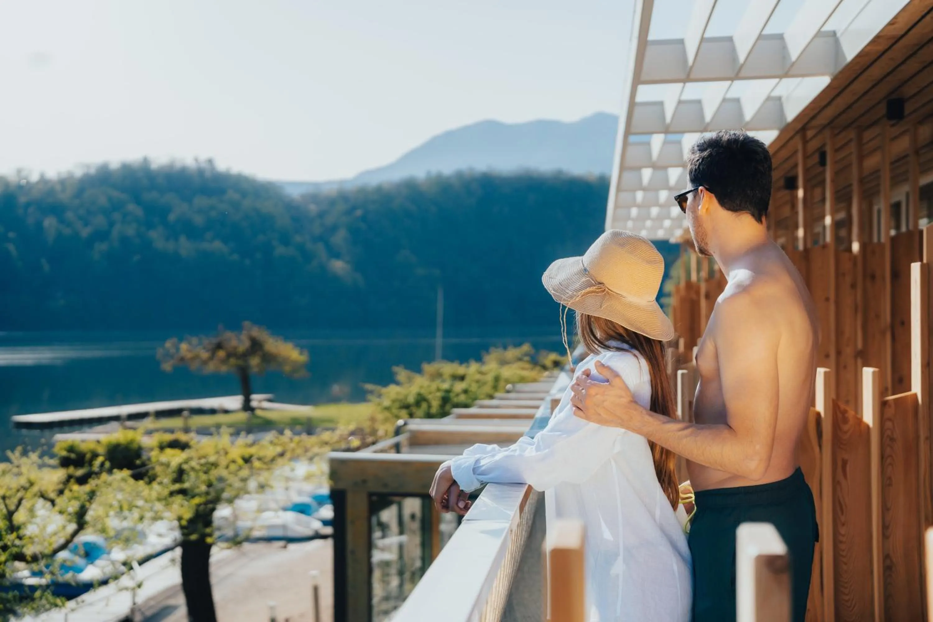 Lake view in Parc Hotel Du Lac