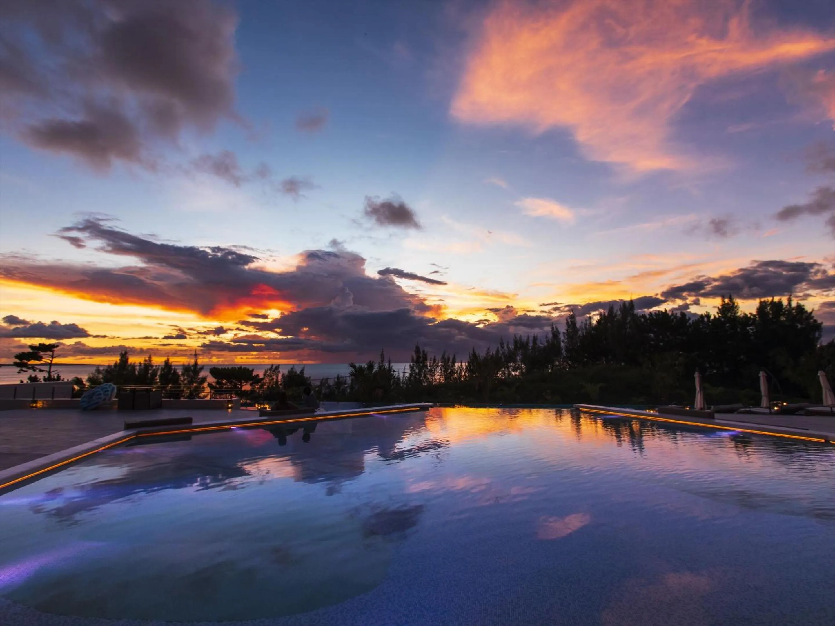 Sunset in AQUASENSE Hotel & Resort