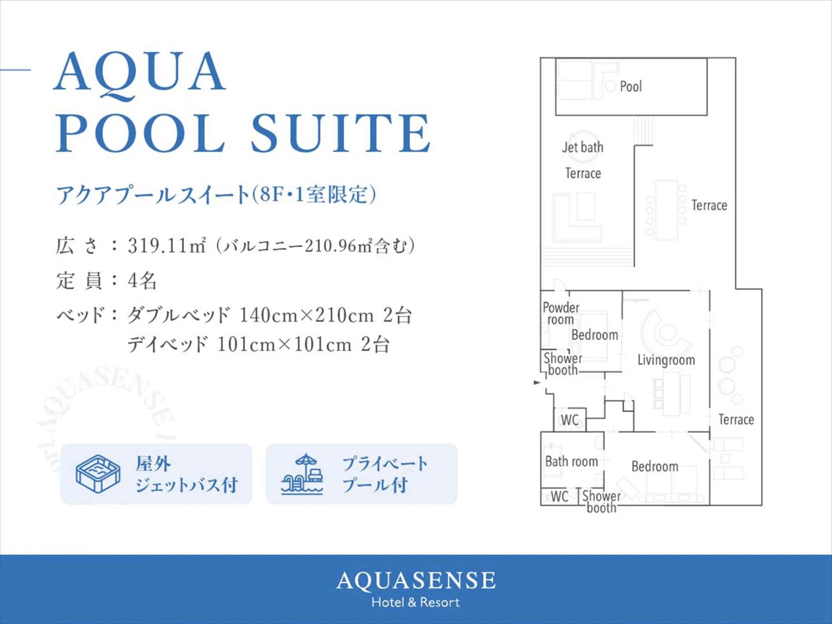 Photo of the whole room in AQUASENSE Hotel & Resort