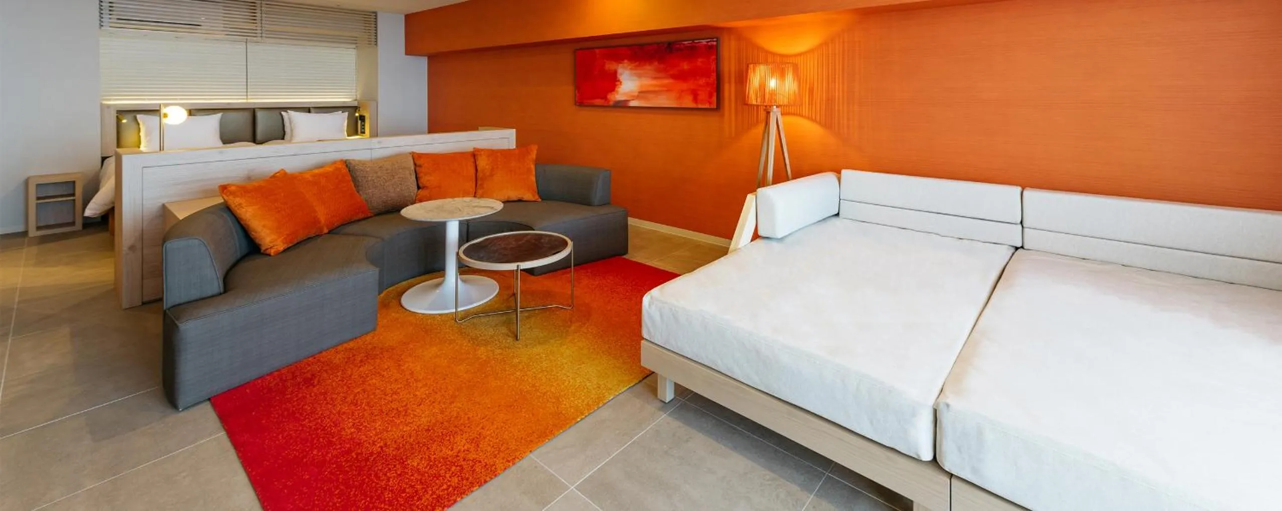 Living room, Bed in AQUASENSE Hotel & Resort