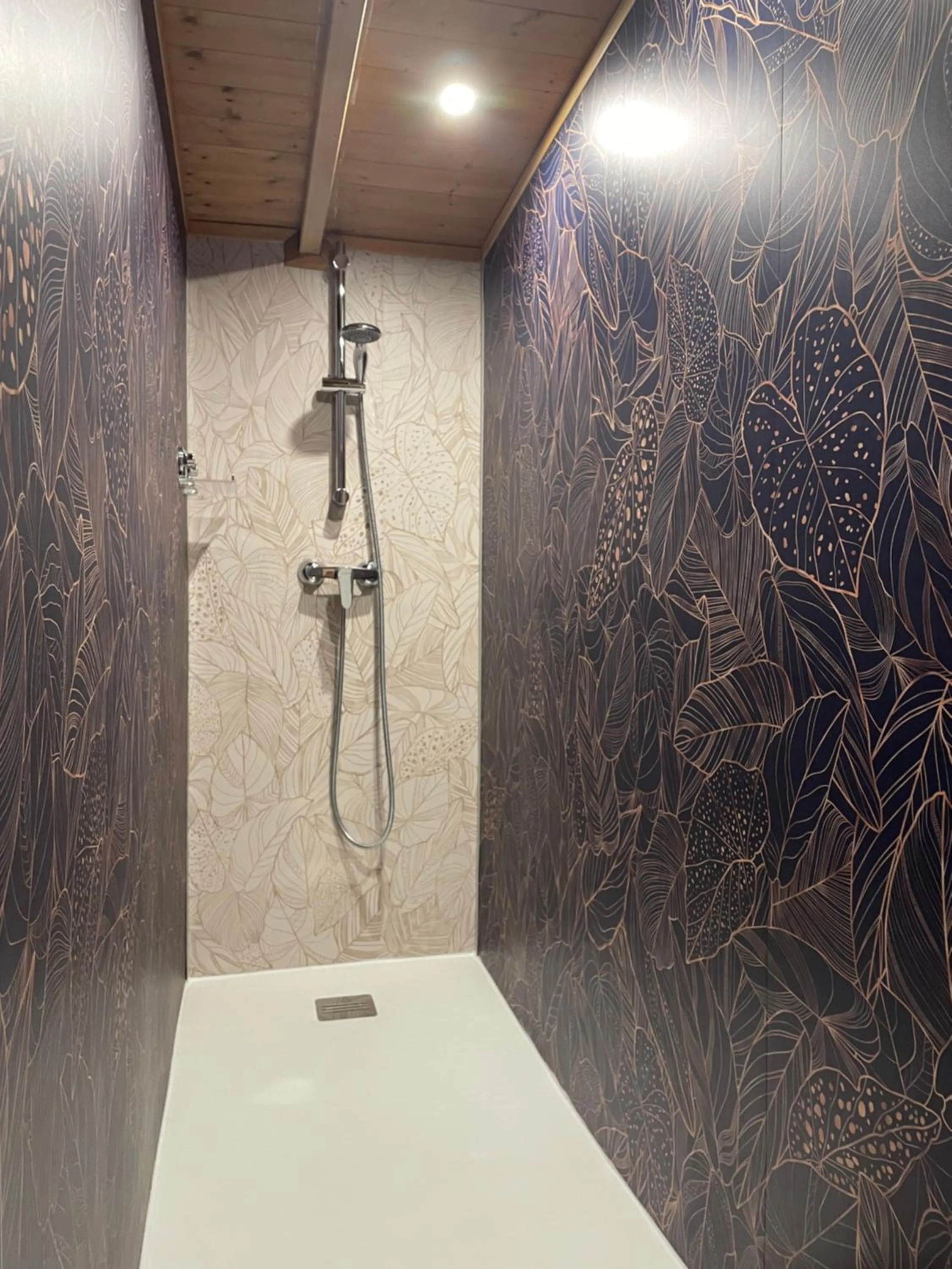 Shower in Péniche Le Pescalune - Chambre d'hôtes