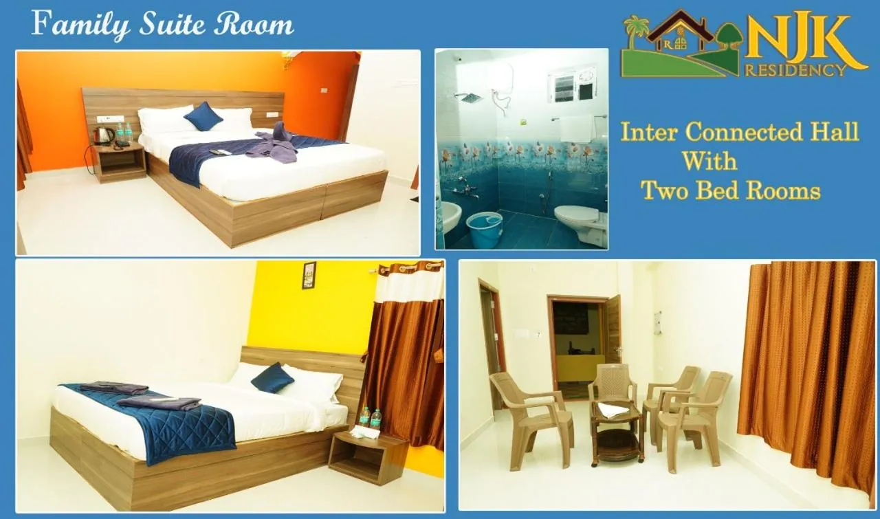 Bed in NJK Residency