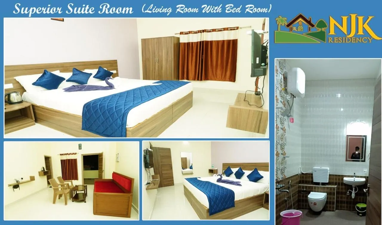 Bed in NJK Residency