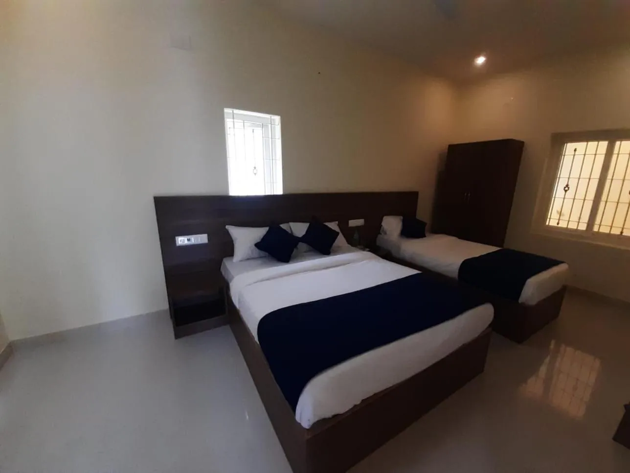 Photo of the whole room, Bed in NJK Residency