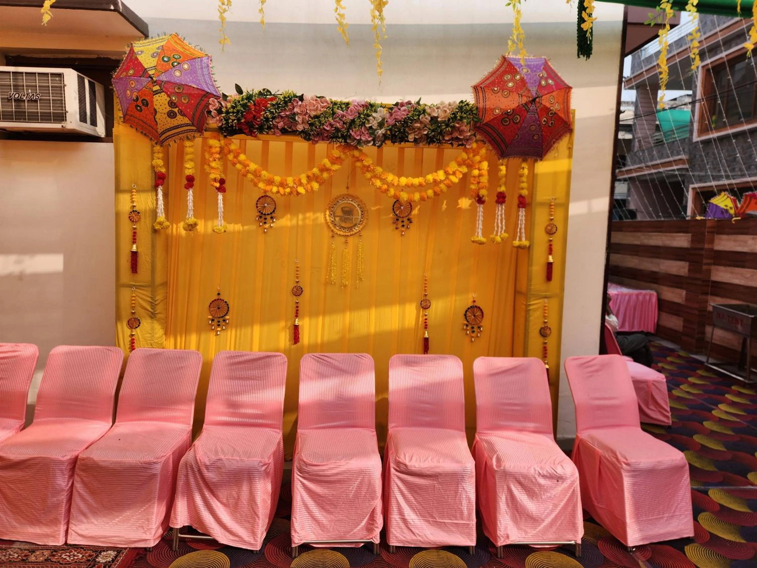 Seating area in Roop Niwas