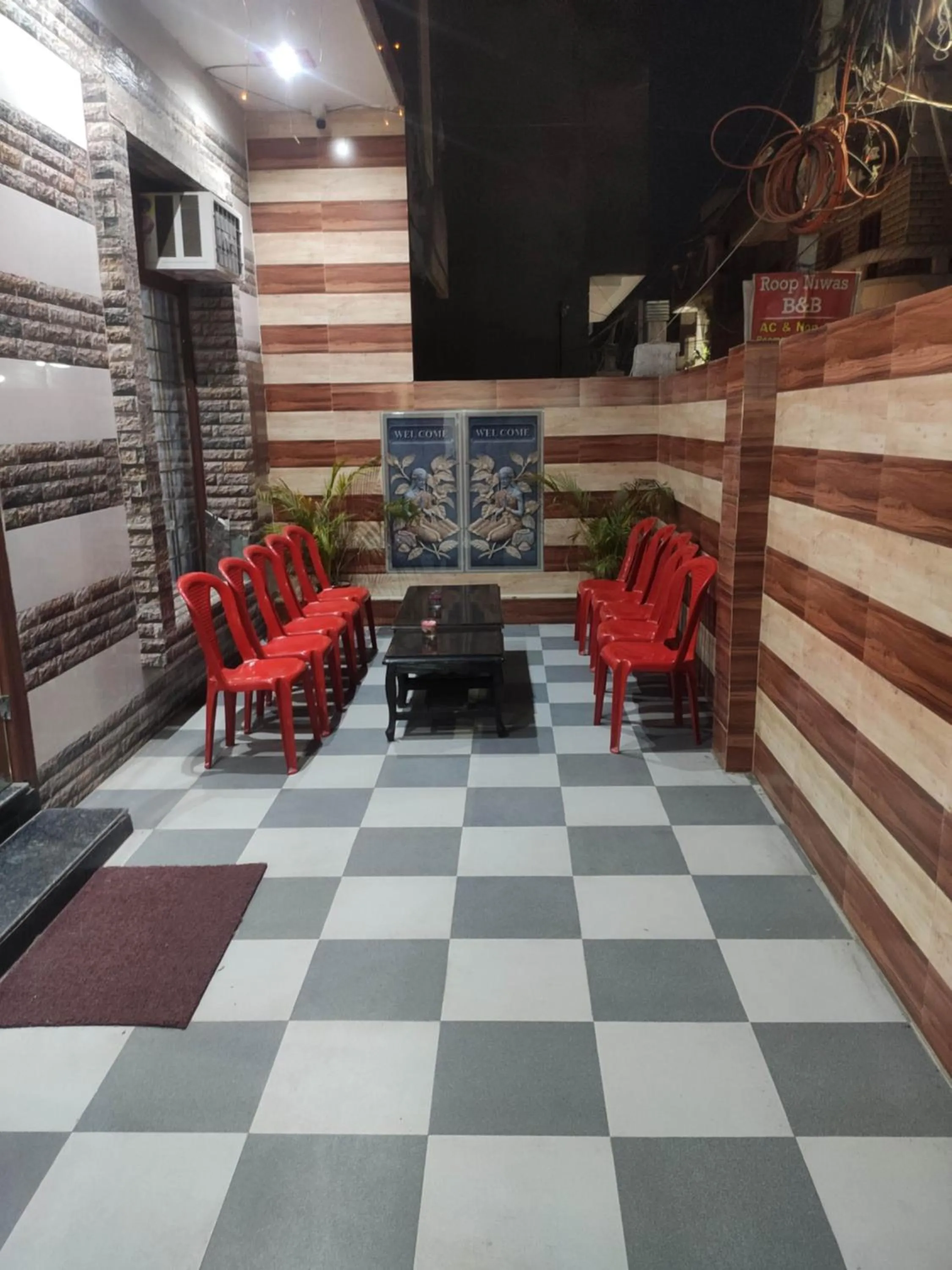 Seating area in Roop Niwas