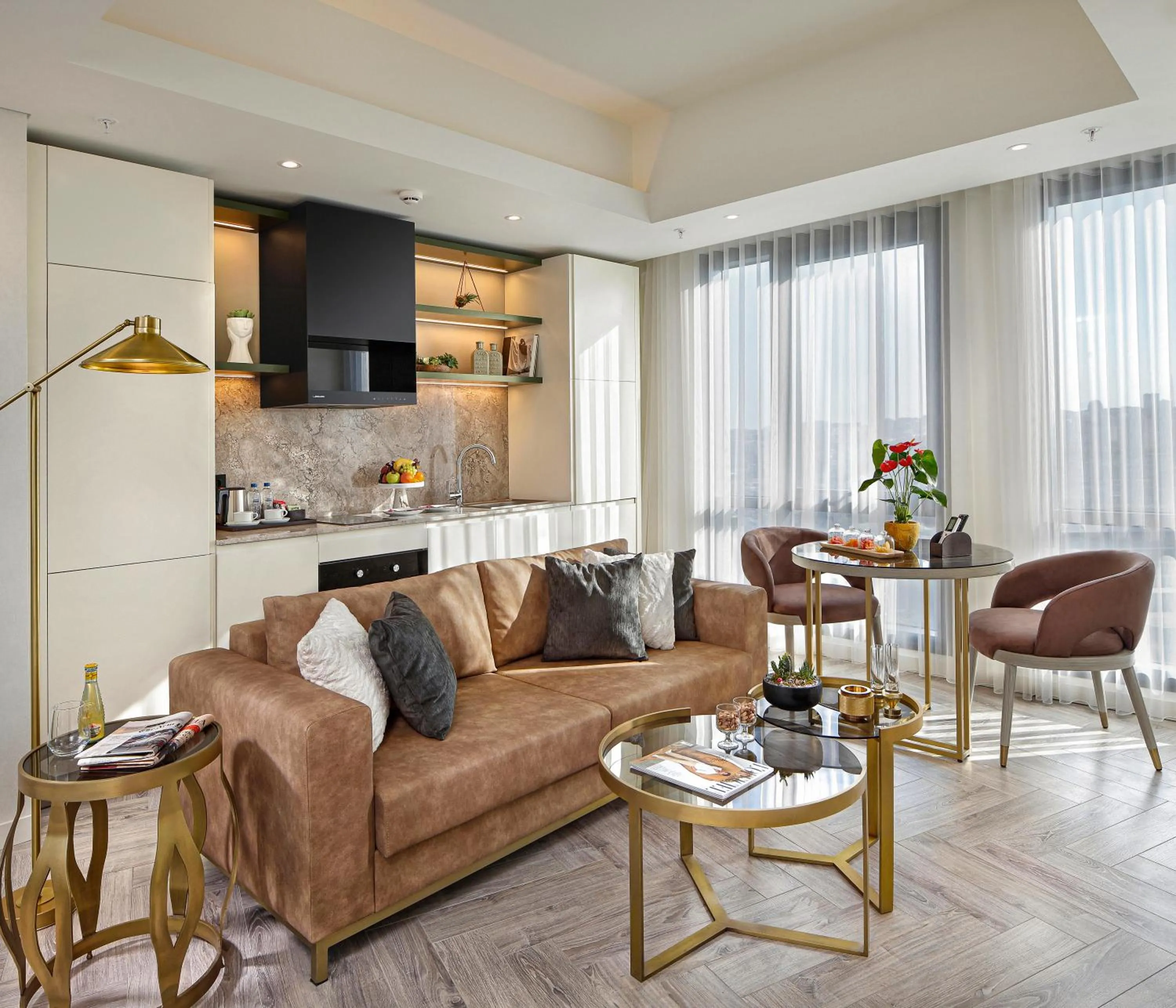 Living room in Wanda Vista Residence