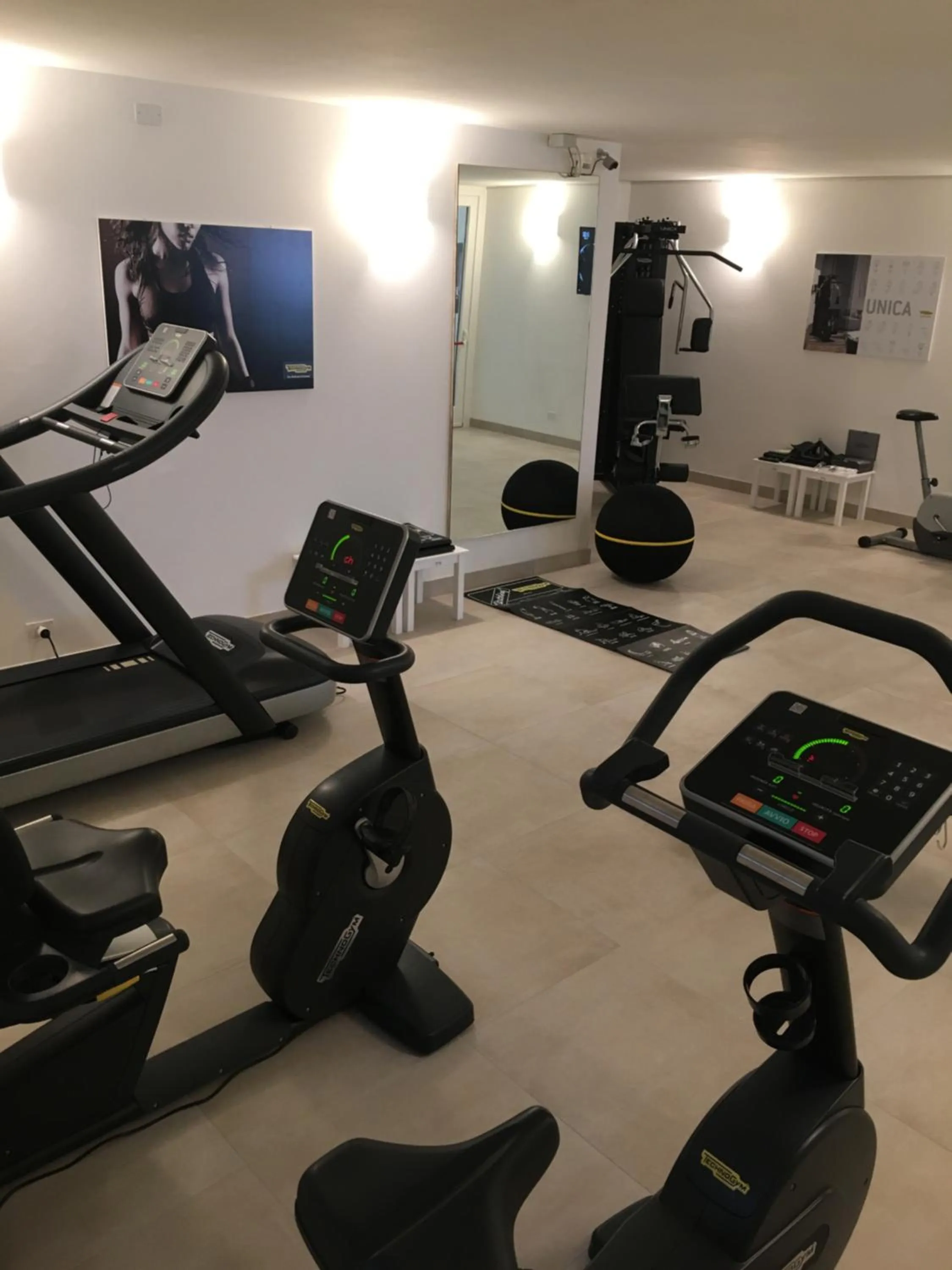 Fitness centre/facilities in Hotel Bellevue