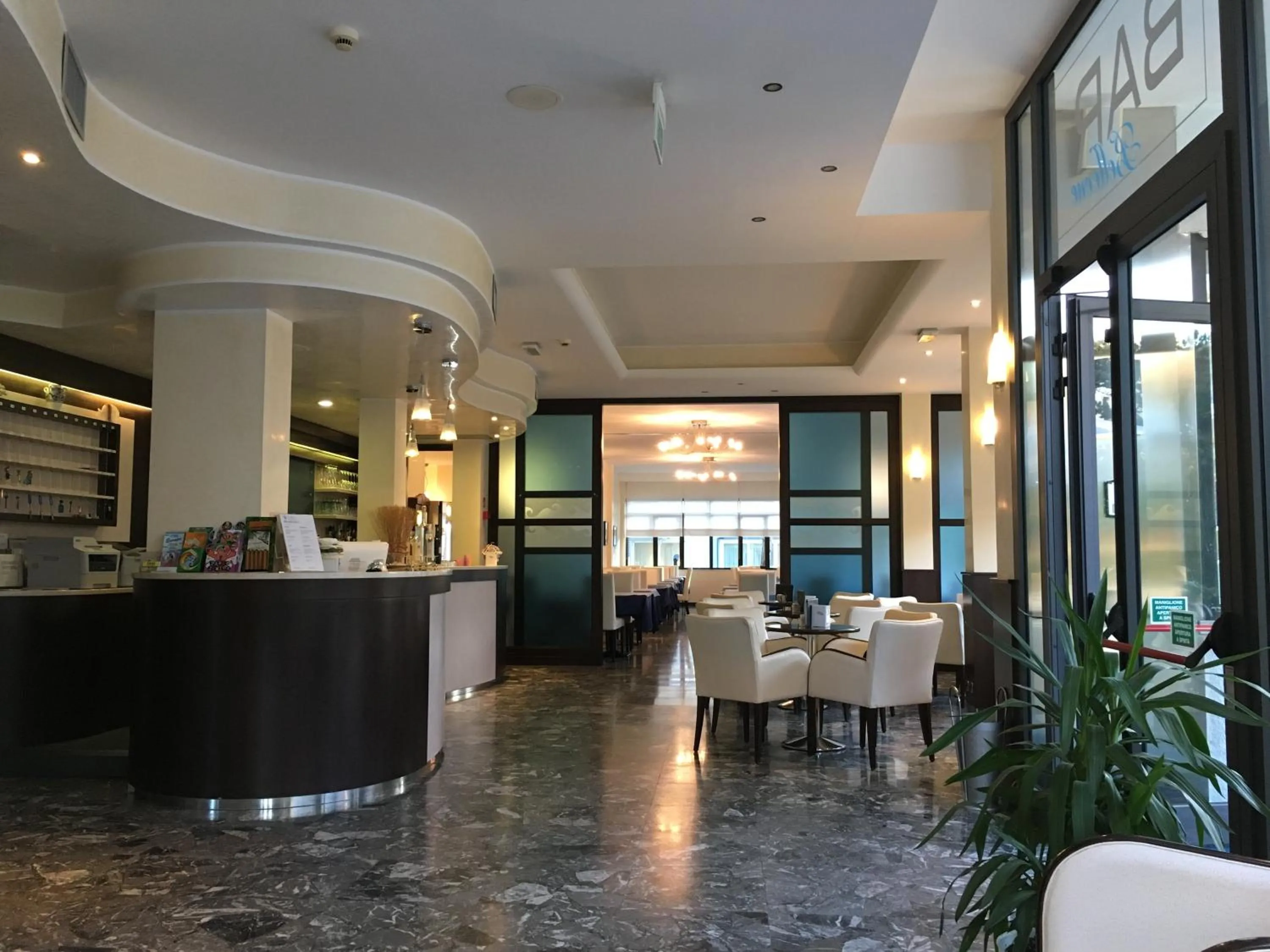 Communal lounge/ TV room in Hotel Bellevue