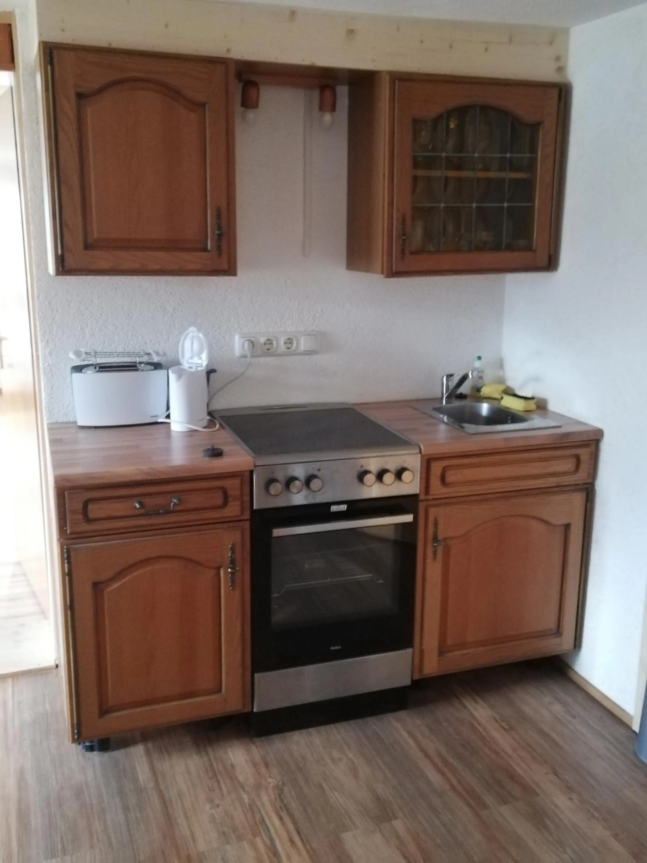 Kitchen or kitchenette in Ferienhof Müller Vorderburg