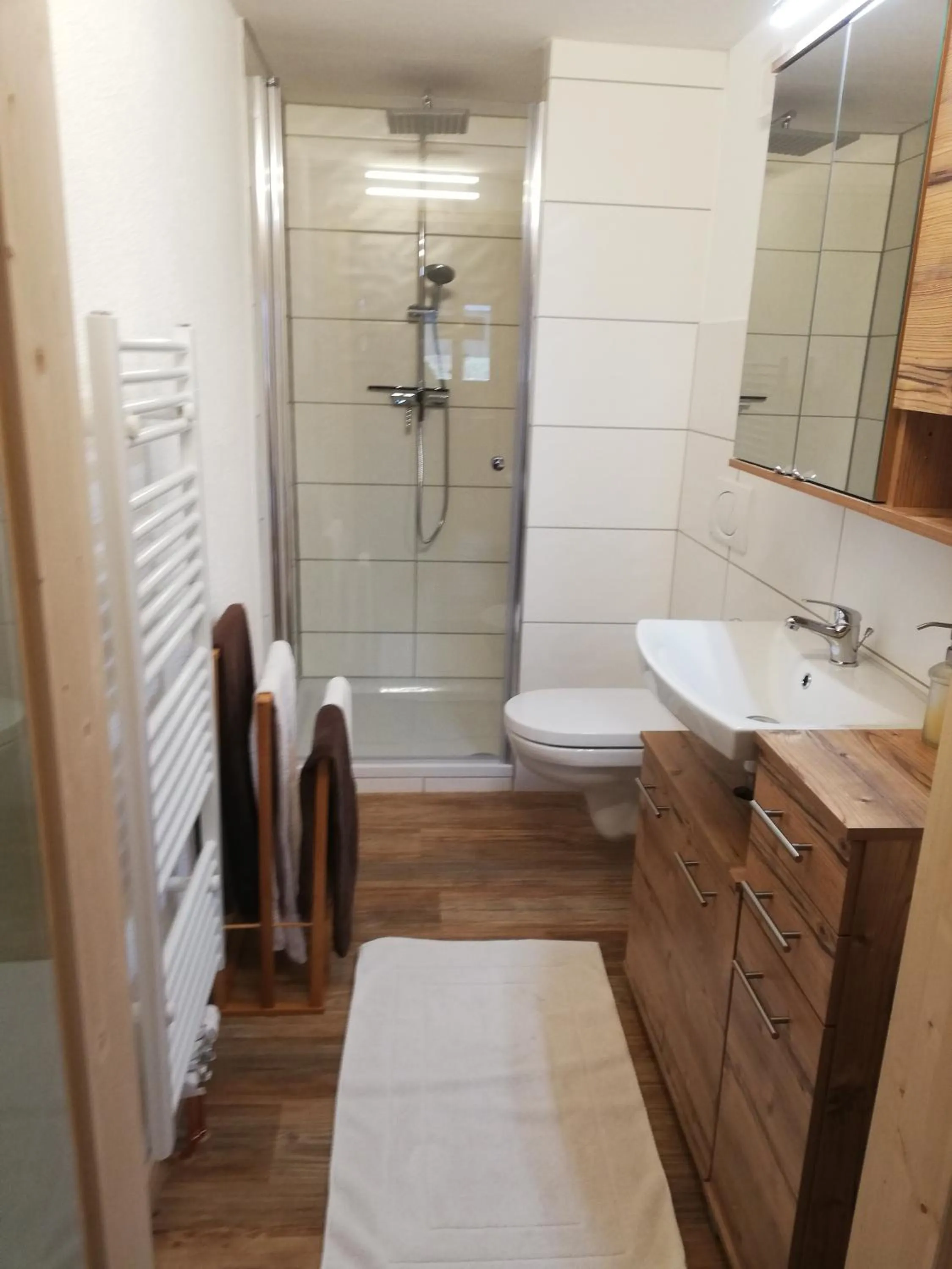 Bathroom in Ferienhof Müller Vorderburg