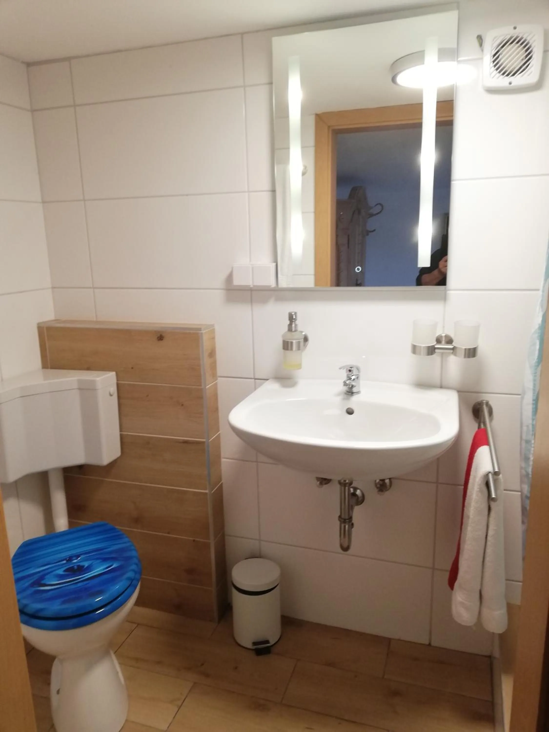 Bathroom in Ferienhof Müller Vorderburg