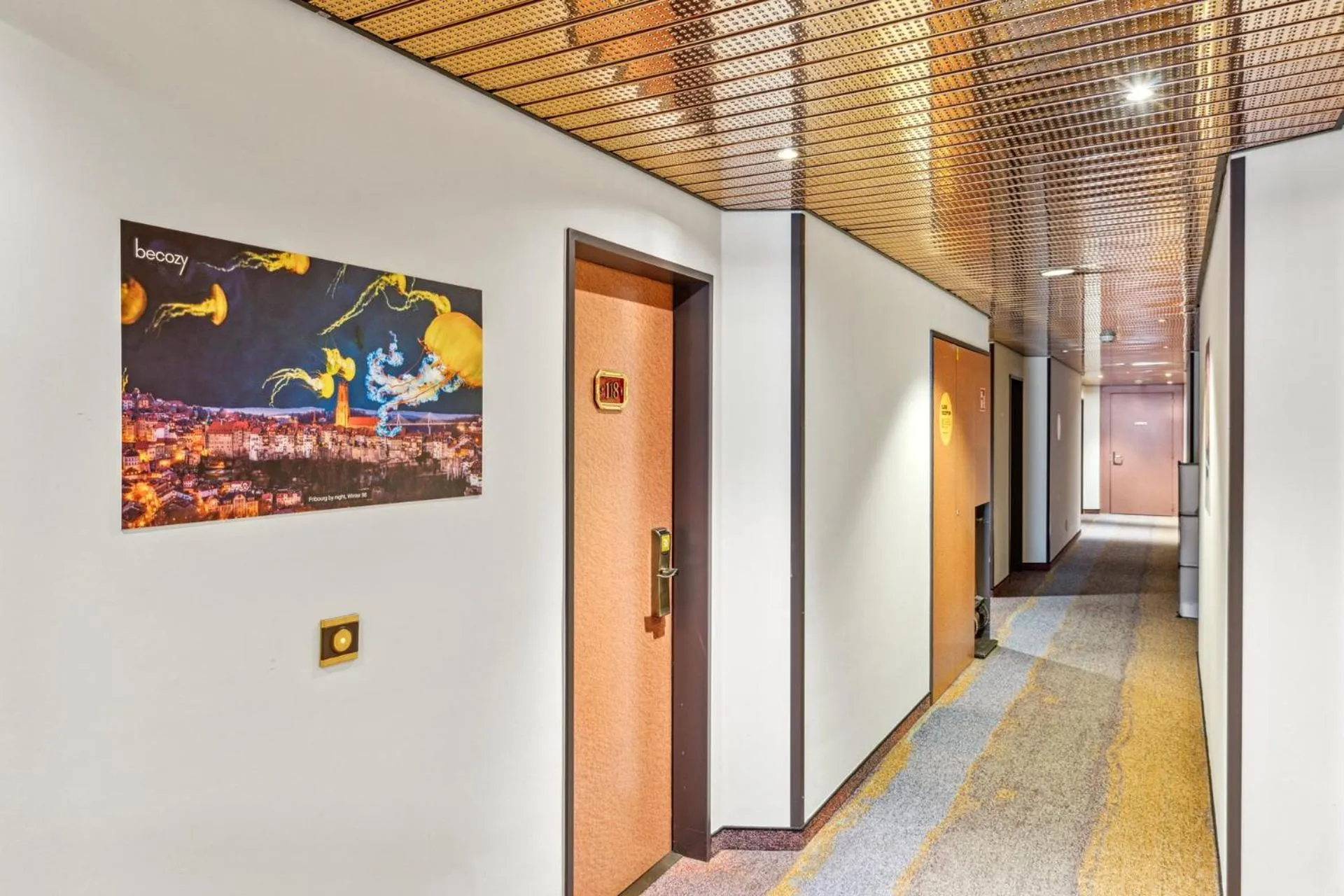 View (from property/room) in becozy Au Parc Retro Edition Self-Check-In Rooms & Studios Fribourg