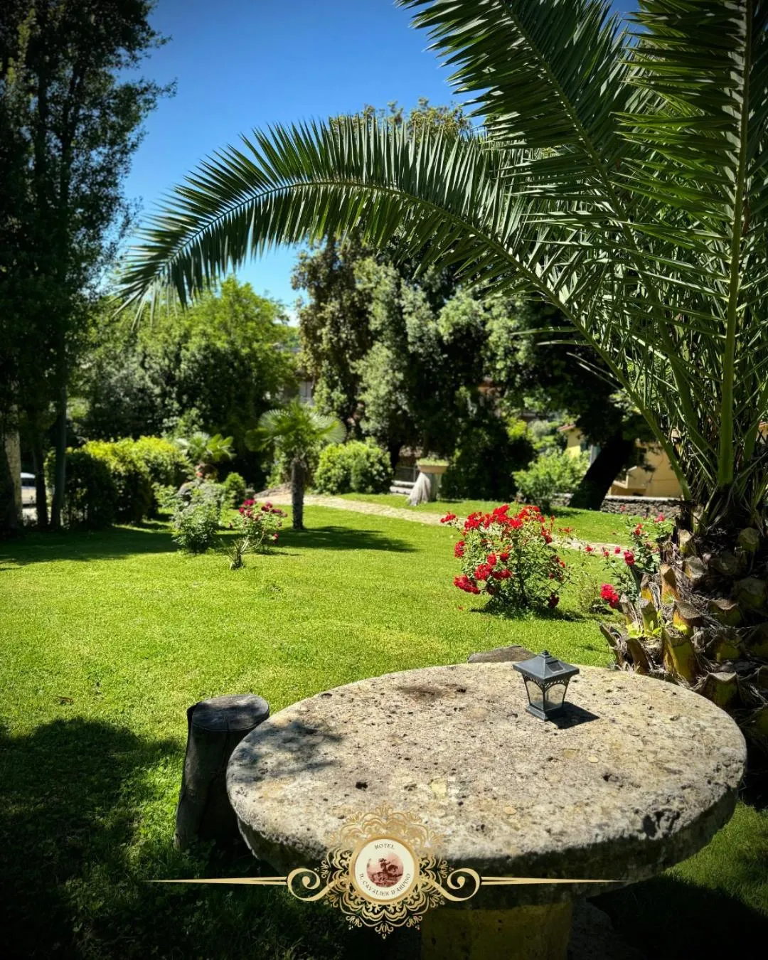Garden in Hotel Il Cavalier D'Arpino