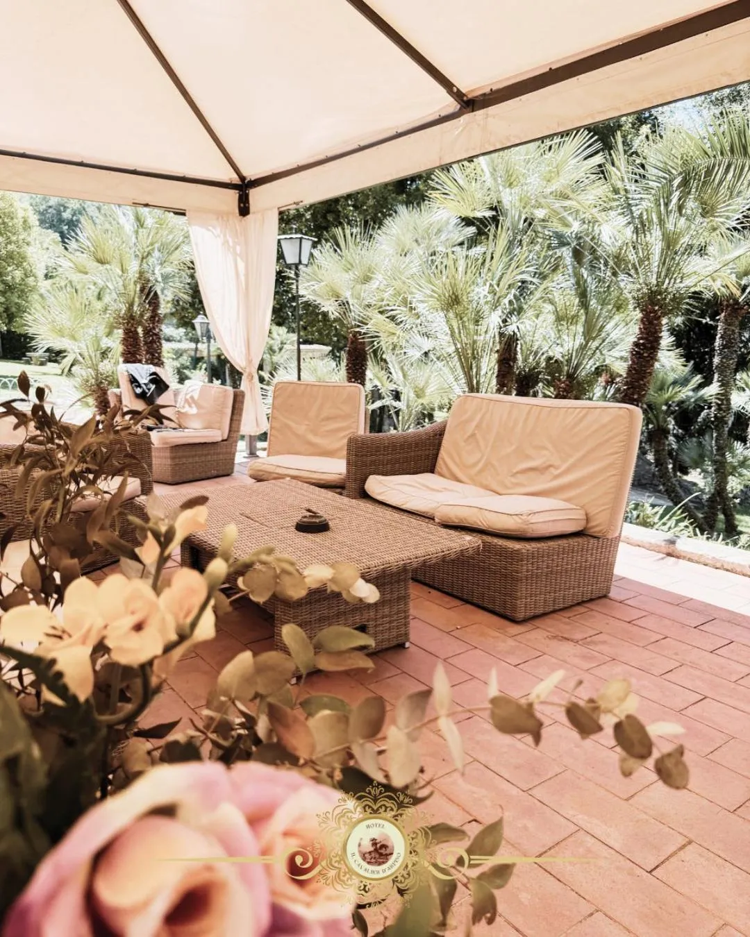 Garden in Hotel Il Cavalier D'Arpino