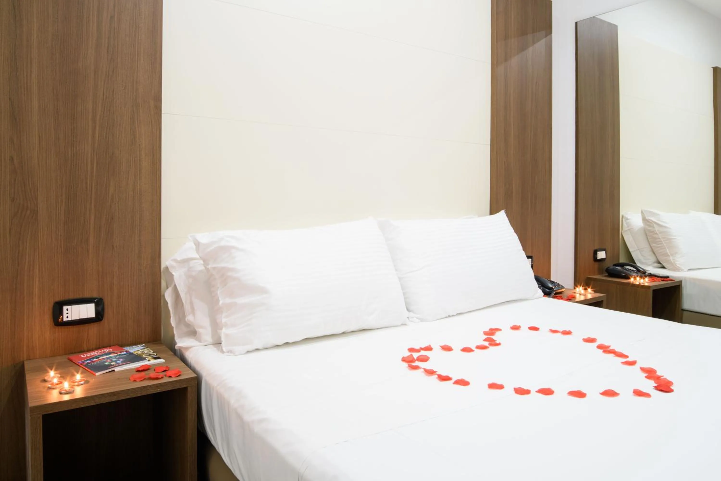 Bed in Hotel La Mela