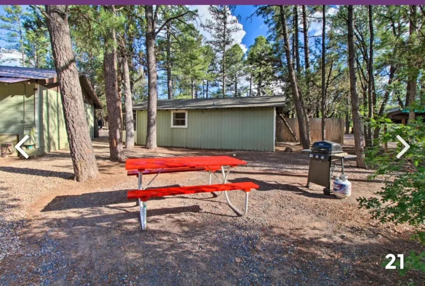 BBQ facilities in Hidden Rest Cabins and Resort