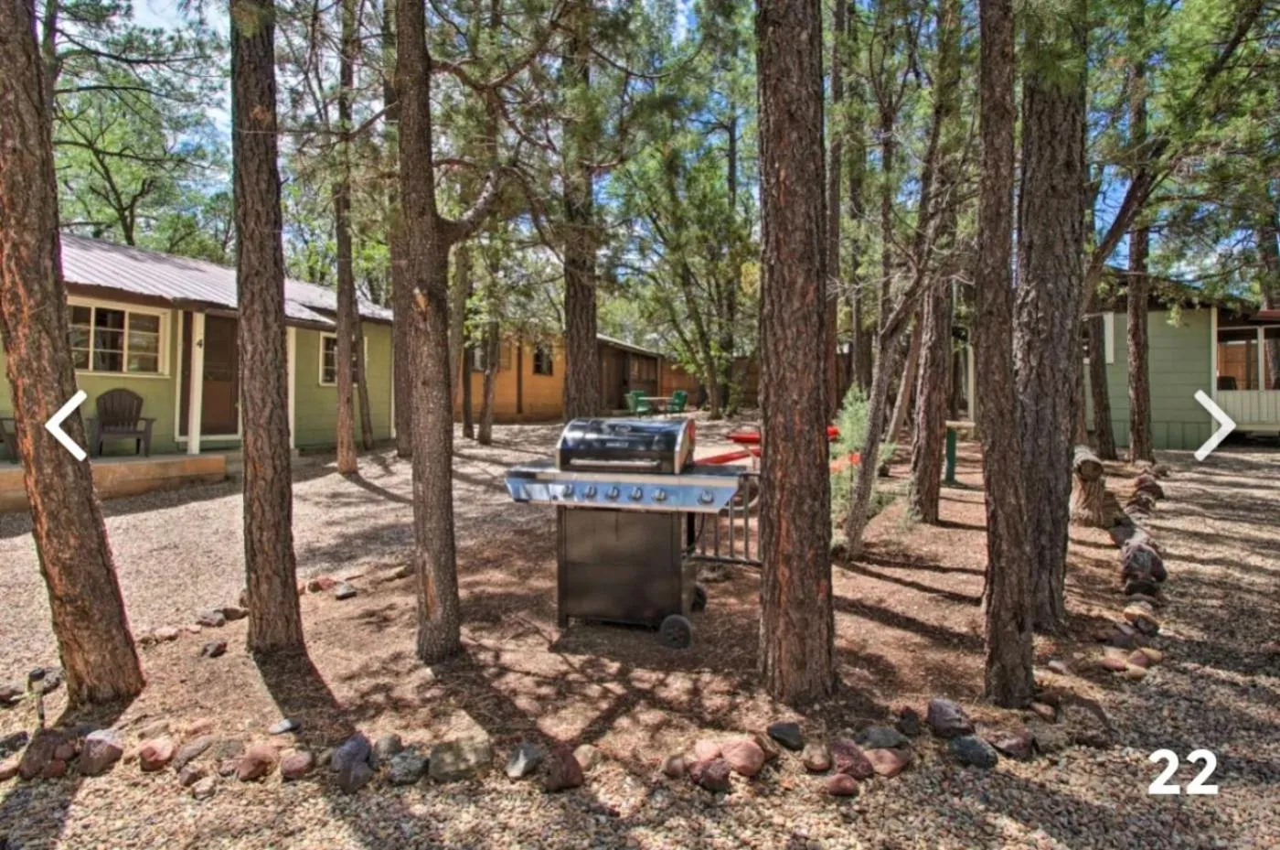 BBQ facilities in Hidden Rest Cabins and Resort