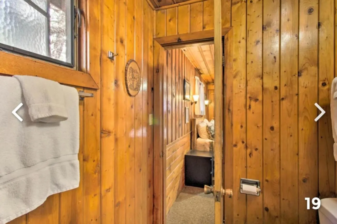 Toilet in Hidden Rest Cabins and Resort