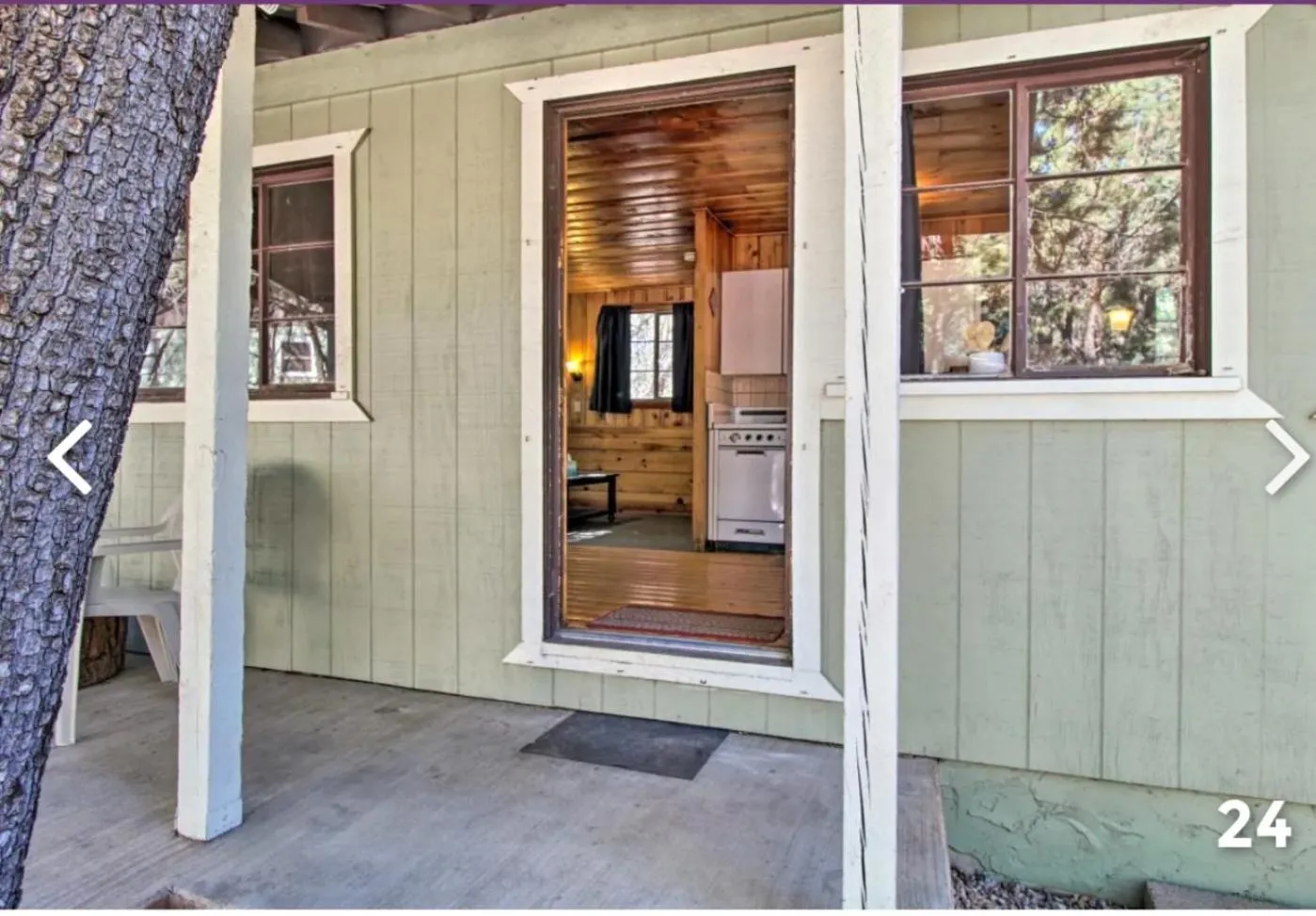 Facade/entrance in Hidden Rest Cabins and Resort