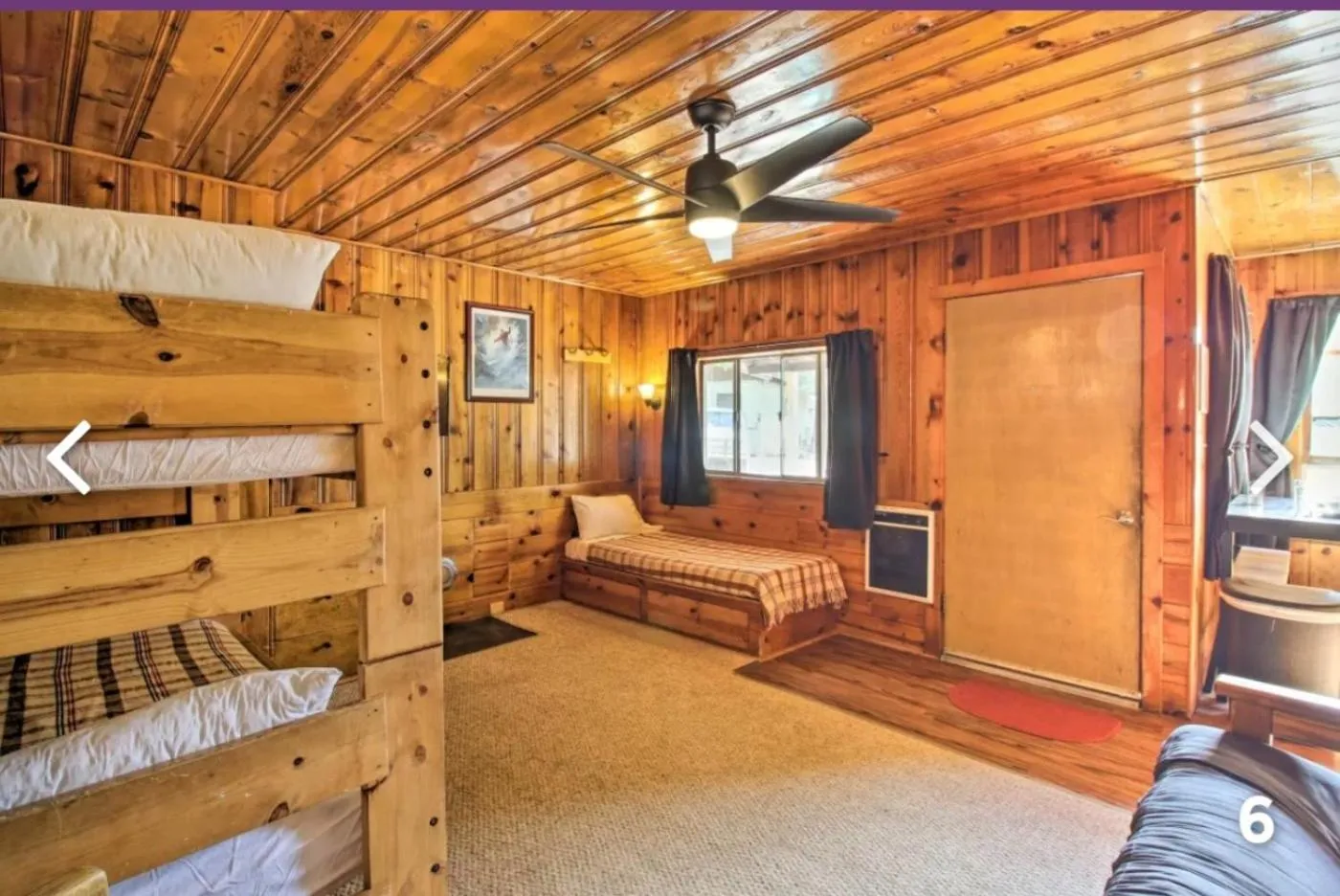 Photo of the whole room, Bed in Hidden Rest Cabins and Resort