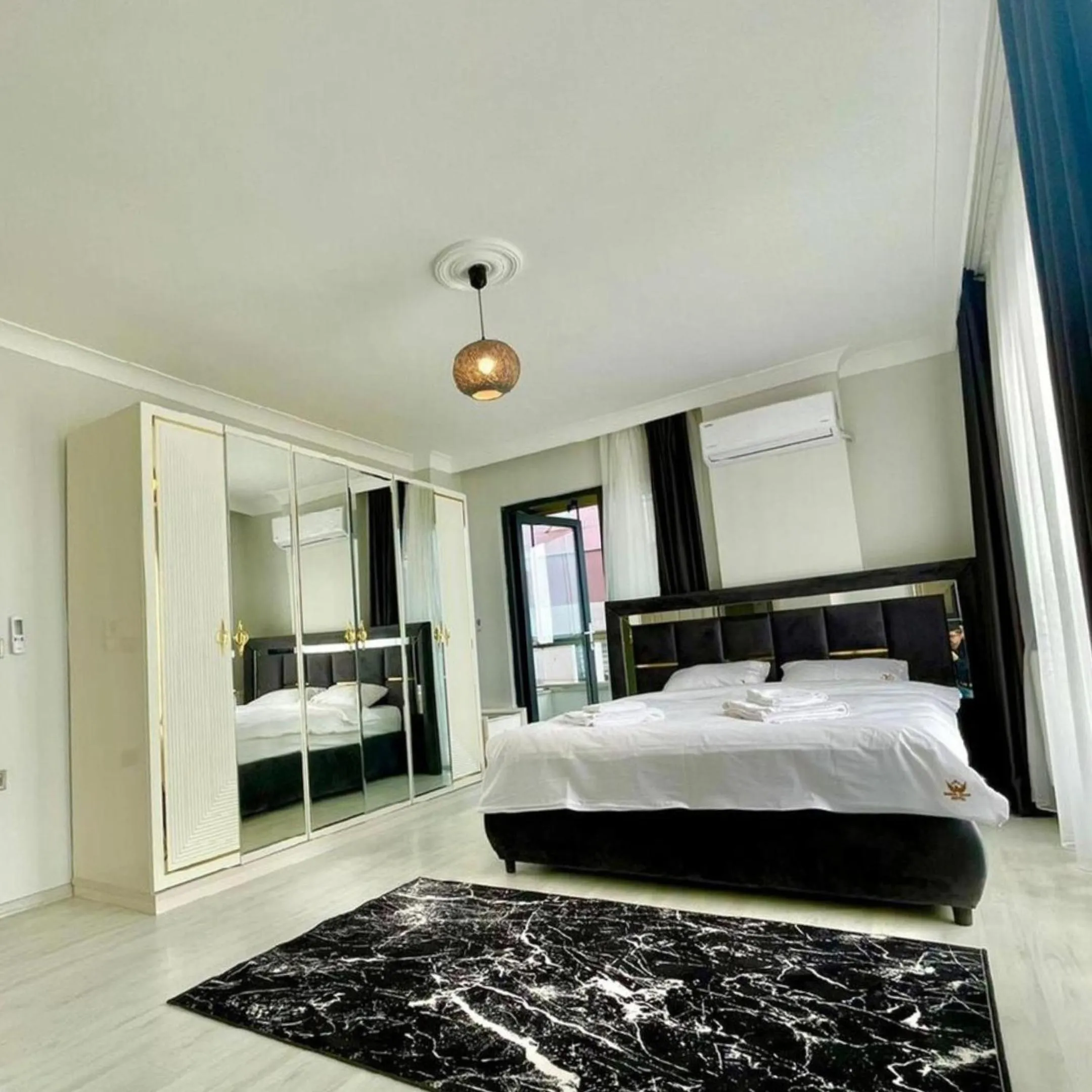 Bed in Shahin Golden Hotel الصقر الذهبي للشقق الفندقية