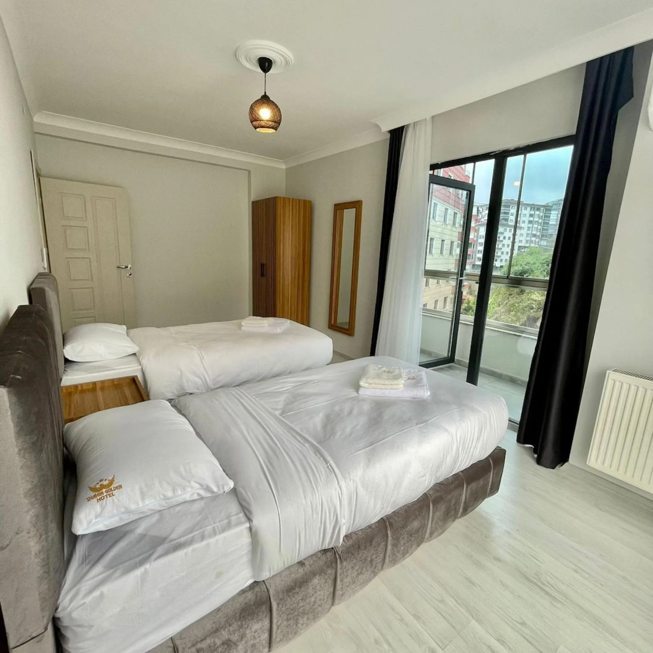 Bed in Shahin Golden Hotel الصقر الذهبي للشقق الفندقية