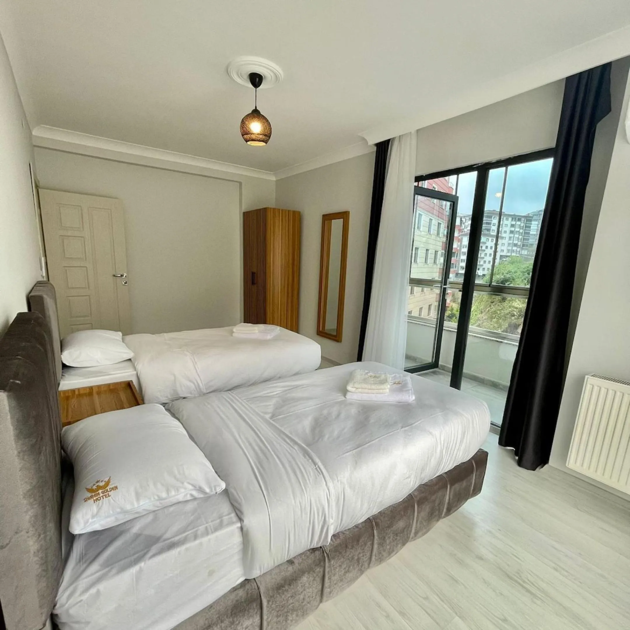 Bed in Shahin Golden Hotel الصقر الذهبي للشقق الفندقية