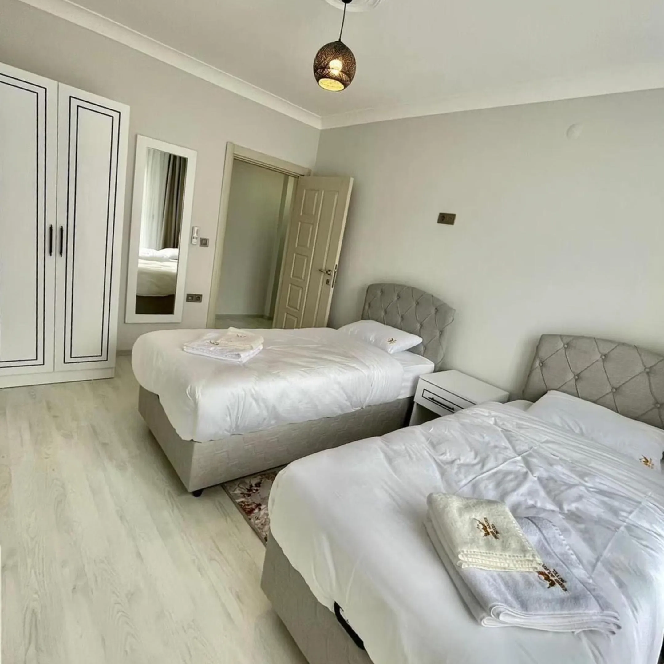 Bed in Shahin Golden Hotel الصقر الذهبي للشقق الفندقية