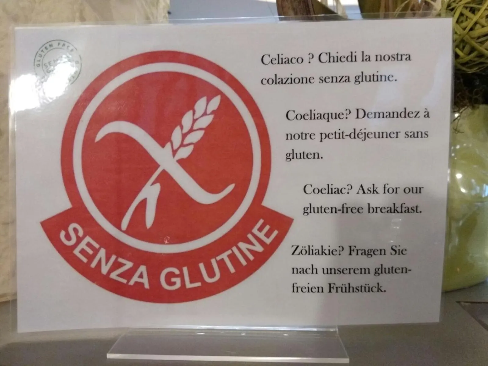 Buffet breakfast in Croce Bianca