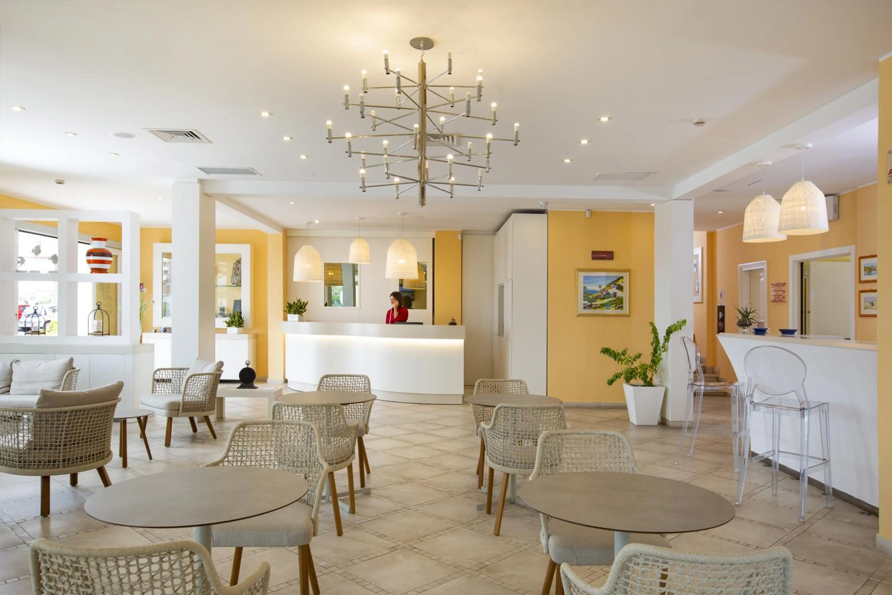 Lobby or reception in Lu' Hotel Riviera - Carloforte